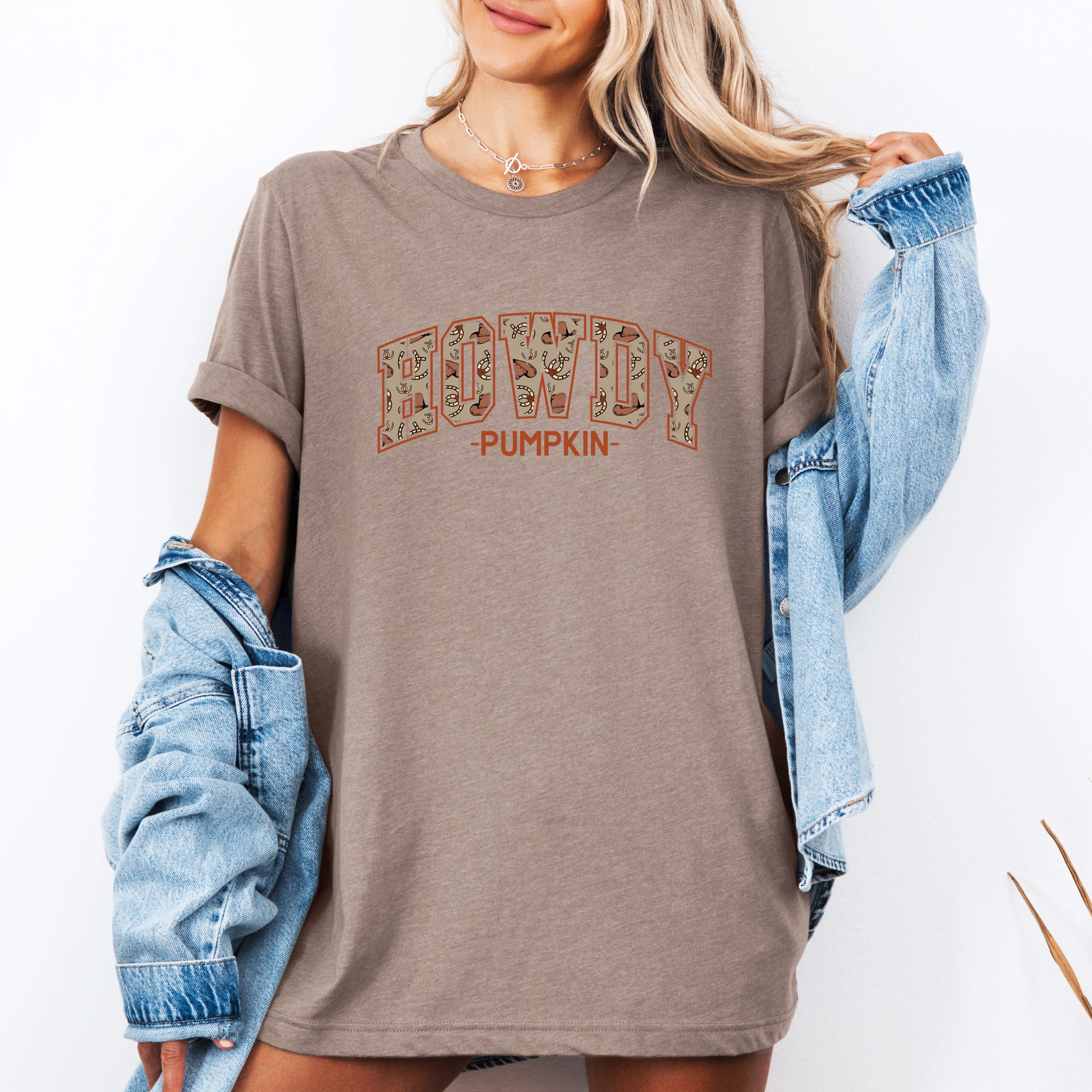 Howdy Pumpkin, Varsity, Collegiate, Fall, Autumn, Tshirt sold by Refinery Number One product image thumbnail 2