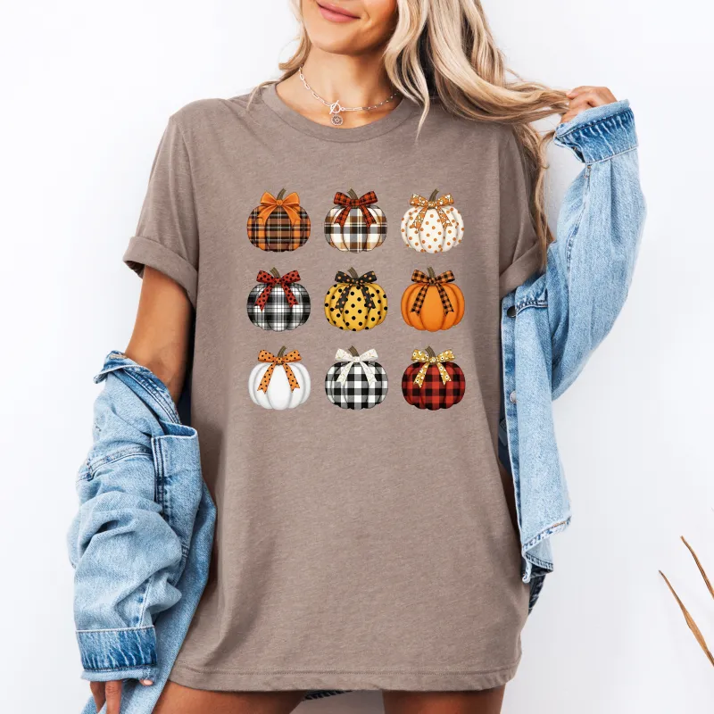 Patterned Pumpkins, Classic, Halloween, Fall, Autumn, Tshirt sold by Refinery Number One