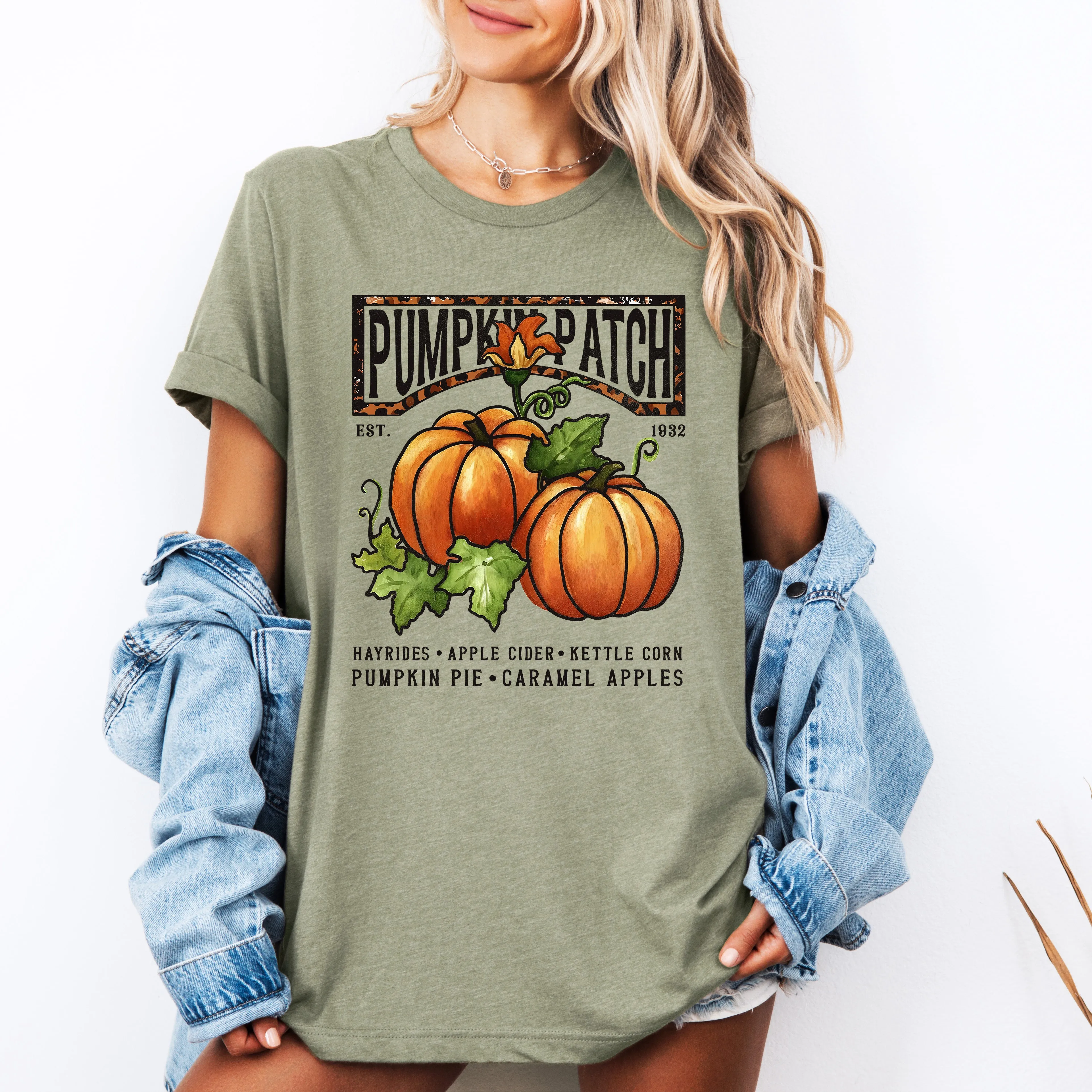 Pumpkin Patch, Autumn, Fall, Halloween, Tshirt sold by Refinery Number One product image thumbnail 2