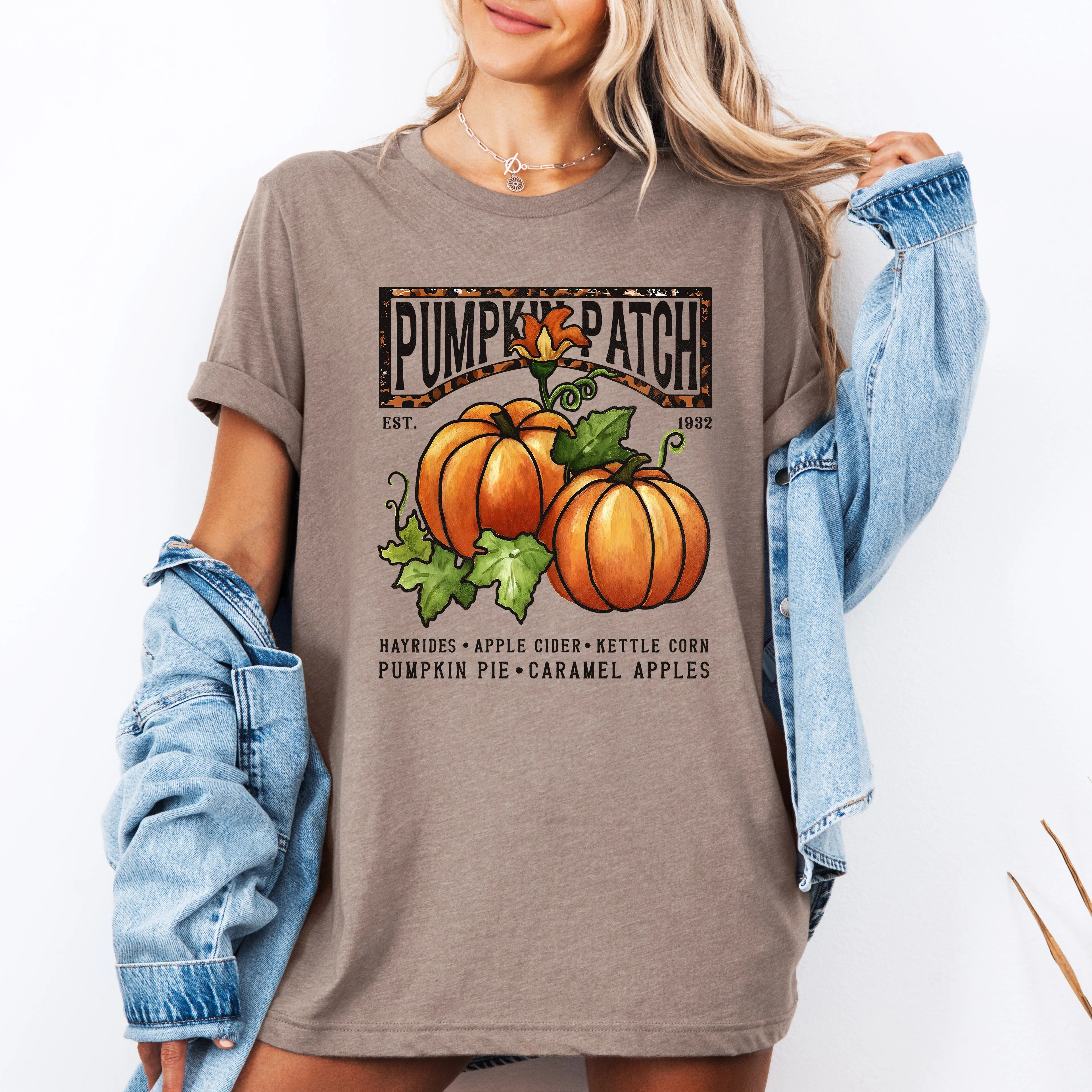 Pumpkin Patch, Autumn, Fall, Halloween, Tshirt sold by Refinery Number One product image thumbnail 3