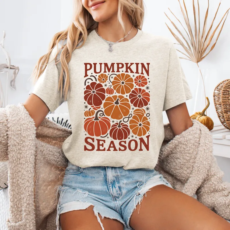 Pumpkin Season, Fall, Autumn, Tshirt sold by Refinery Number One