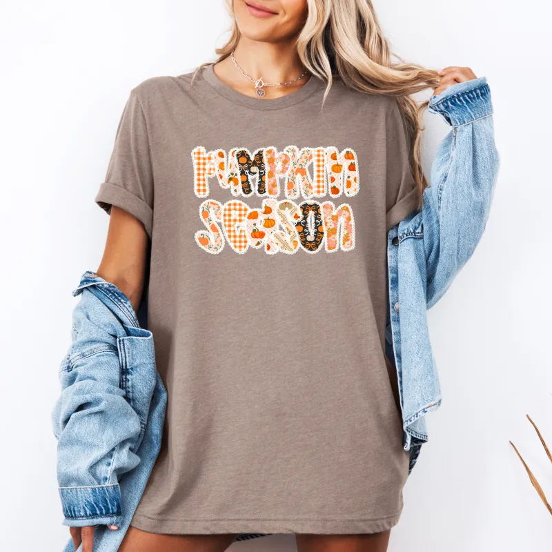 Pumpkin Season, Pattern, Classic Autumn, Fall, Tshirt sold by Refinery Number One