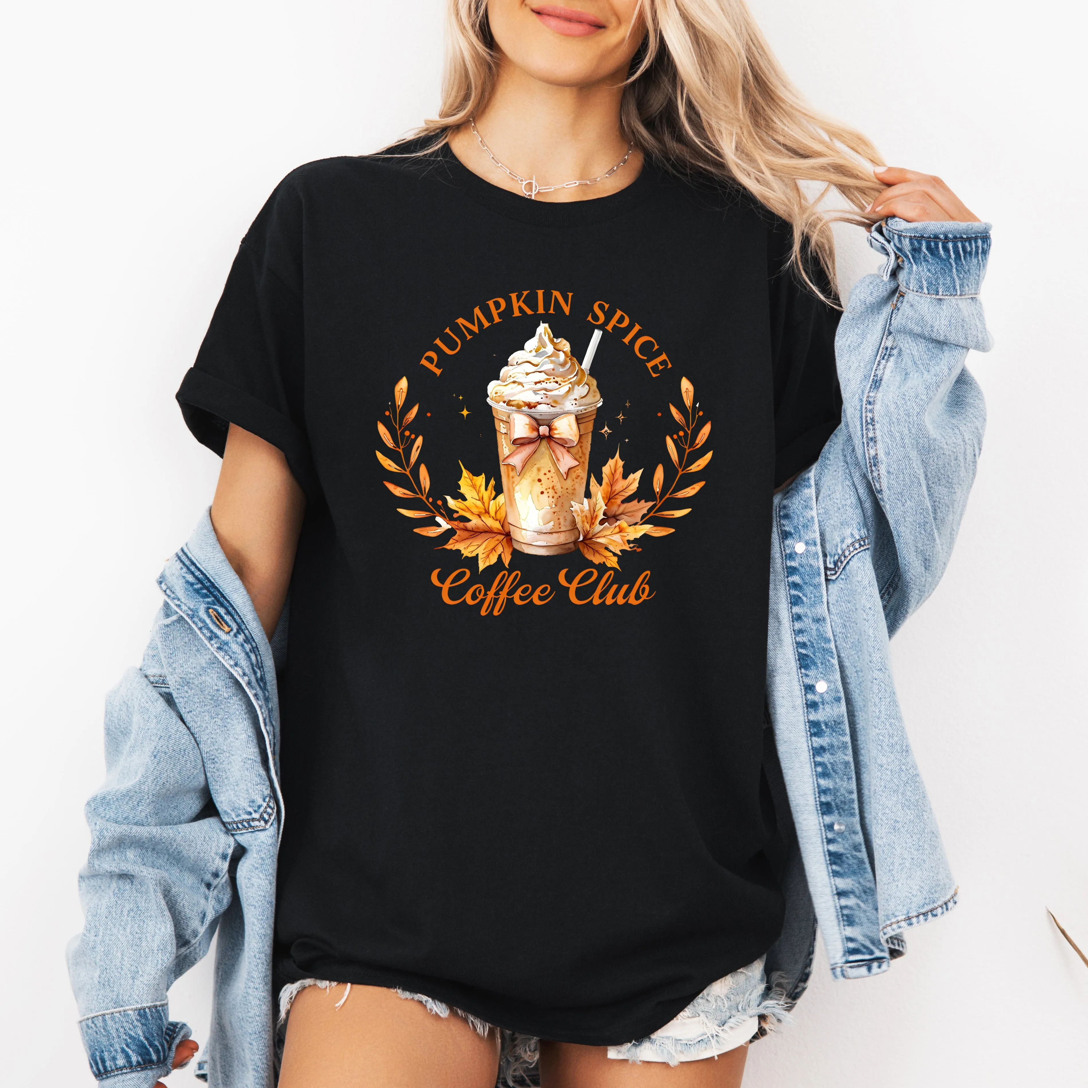 Pumpkin Spice Coffee Club, Autumn, Halloween, Fall, Tshirt sold by Refinery Number One product image thumbnail 2