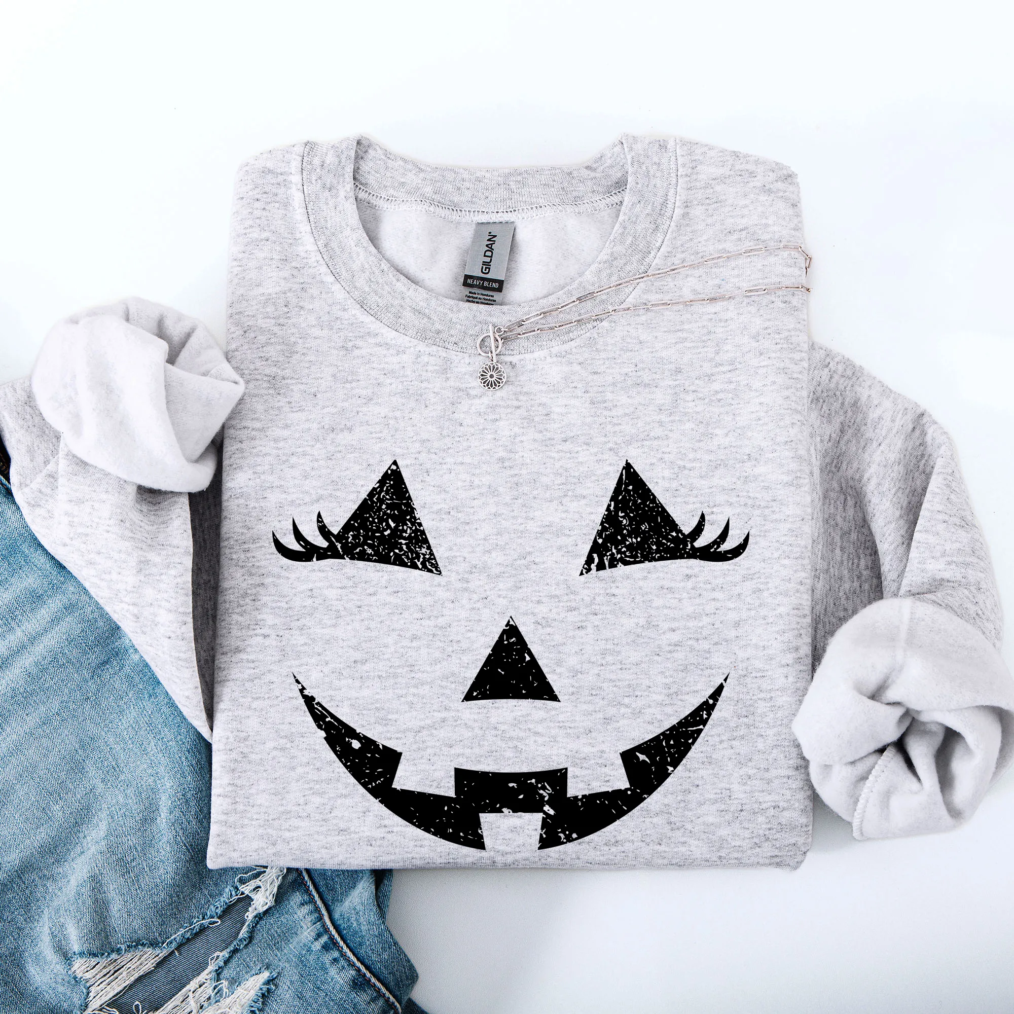 Cute Jack o Lantern, Halloween Sweatshirt sold by Refinery Number One