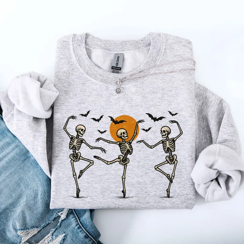 Skeleton Dancers, Halloween, Cute Sweatshirt sold by Refinery Number One