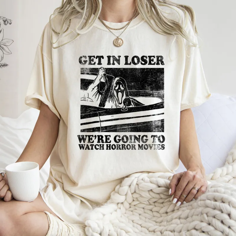 Get In Loser Retro Halloween Comfort Colors Tshirt sold by Refinery Number One