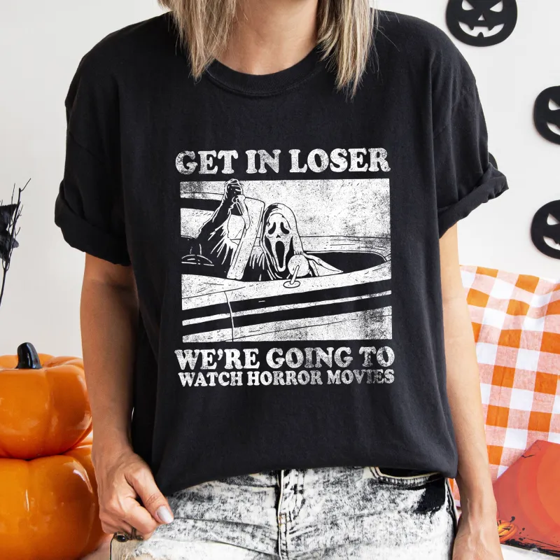 Get In Loser Retro Halloween Comfort Colors Tshirt sold by Refinery Number One