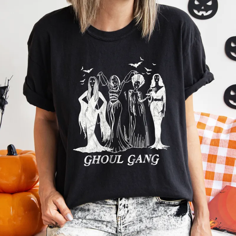 Ghoul Gang Retro Halloween Comfort Colors Tshirt sold by Refinery Number One