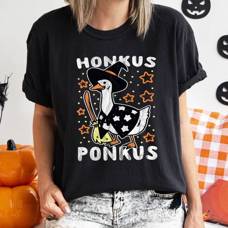 Honkus Ponkus Retro Halloween Comfort Colors Tshirt sold by Refinery Number One