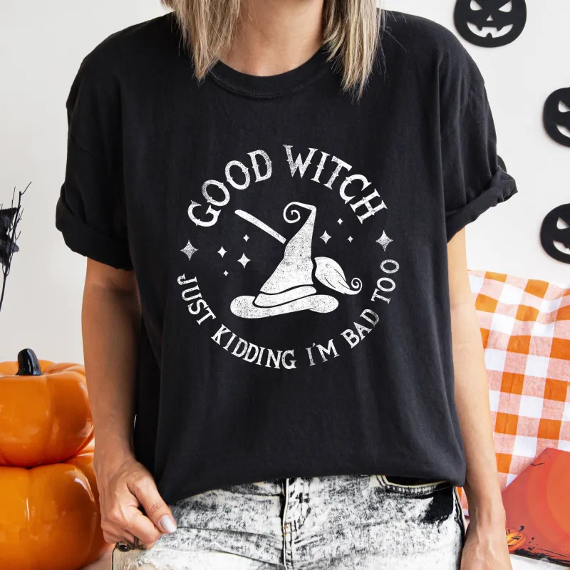 Good Witch Retro Halloween Comfort Colors Tshirt sold by Refinery Number One
