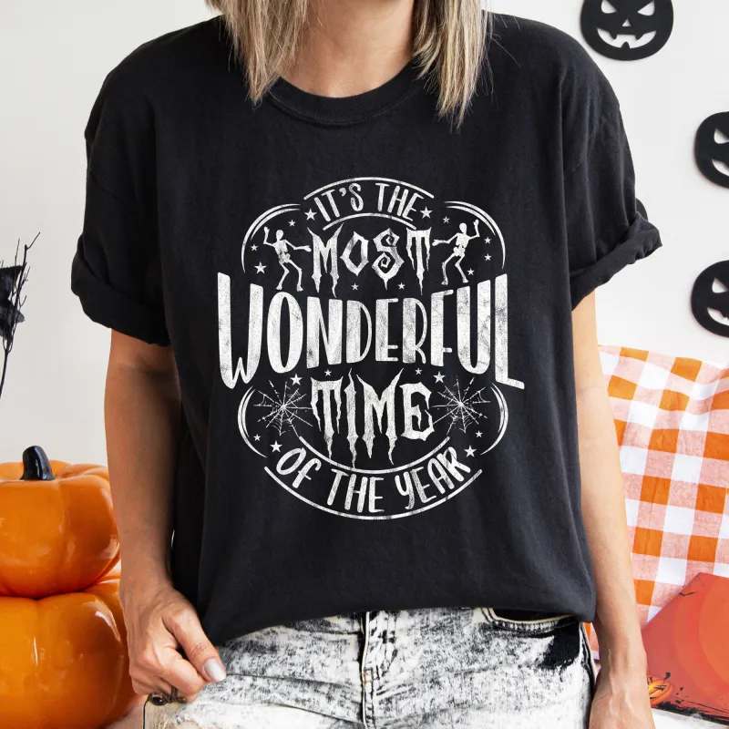 It's The Most Wonderful Time Of The Year Retro Halloween Comfort Colors Tshirt sold by Refinery Number One