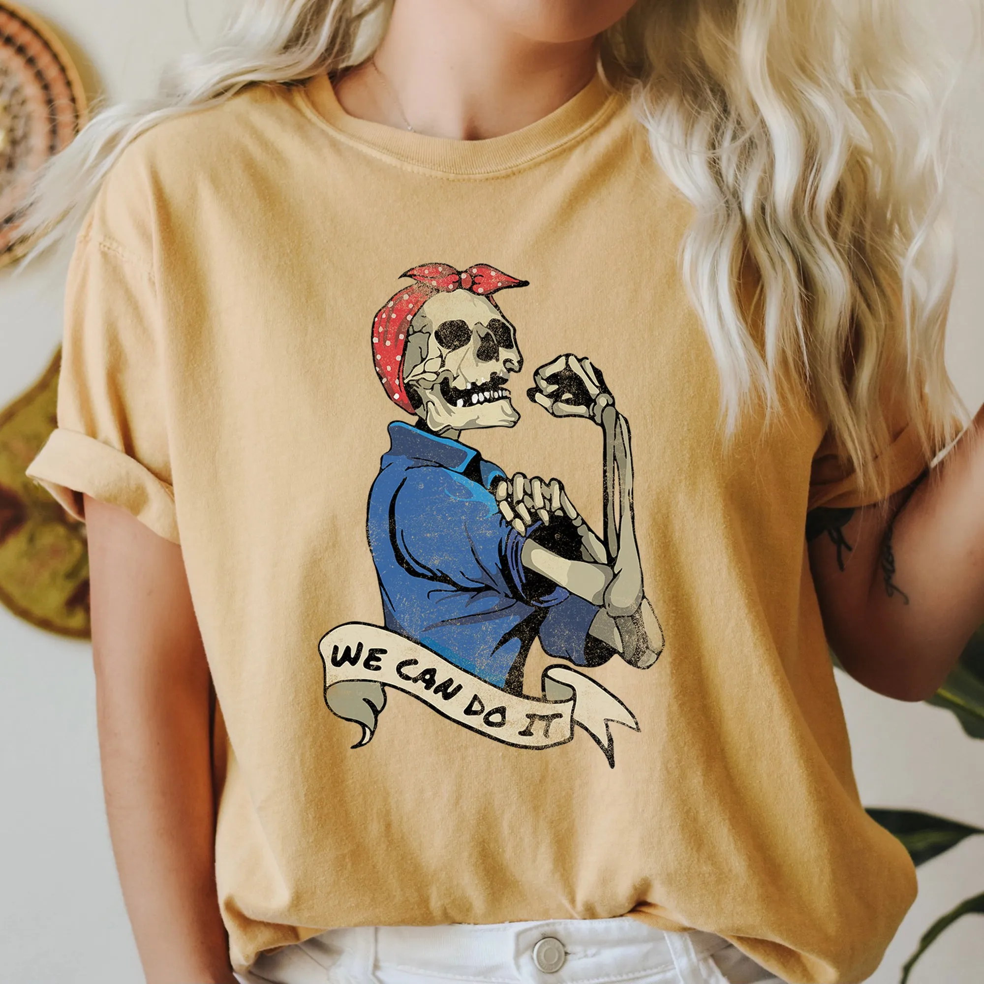 Rosie the Riveter We Can Do It Retro Halloween Comfort Colors Tshirt sold by Refinery Number One product image thumbnail 4