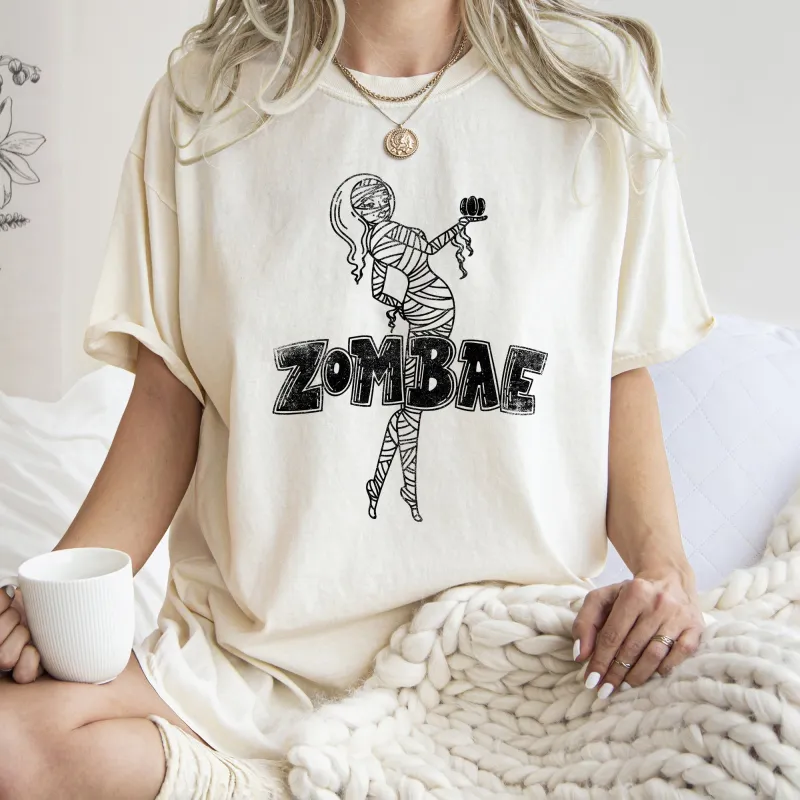 Zombae Funny Retro Halloween Comfort Colors Tshirt sold by Refinery Number One