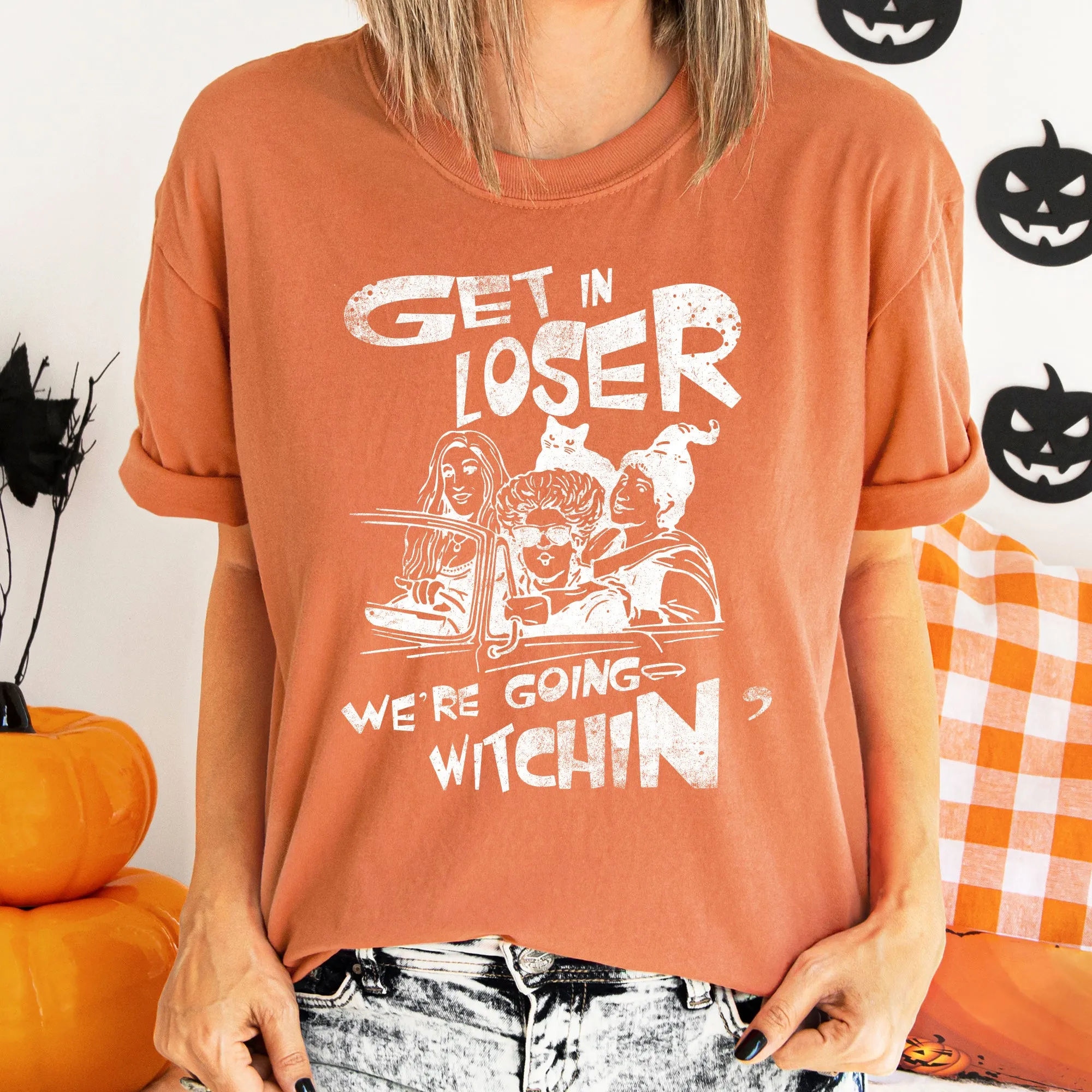 Going Witching Retro Halloween Comfort Colors Tshirt sold by Refinery Number One product image thumbnail 3