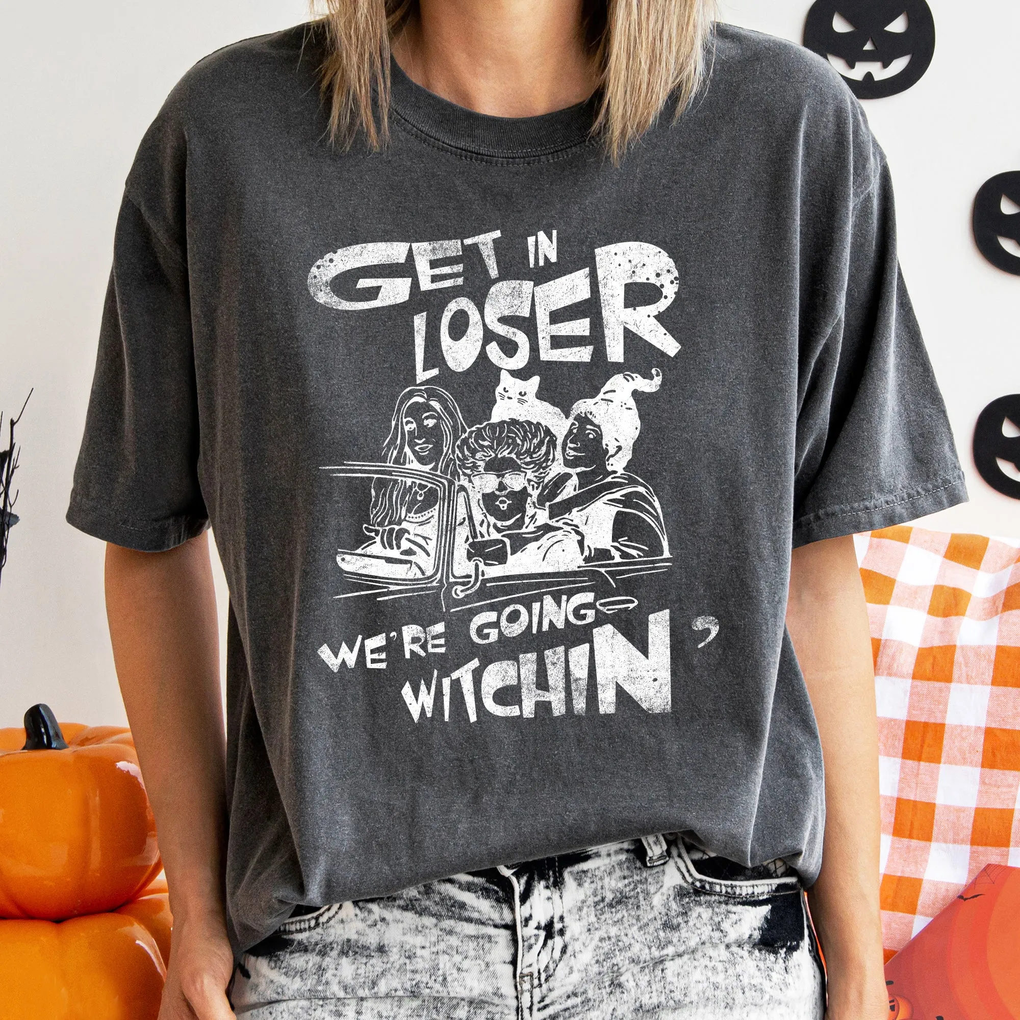 Going Witching Retro Halloween Comfort Colors Tshirt sold by Refinery Number One product image thumbnail 2