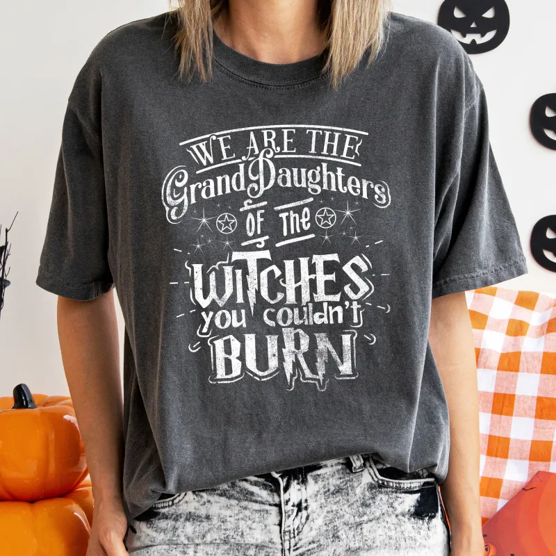 Granddaughter Witches Retro Halloween Comfort Colors Tshirt sold by Refinery Number One