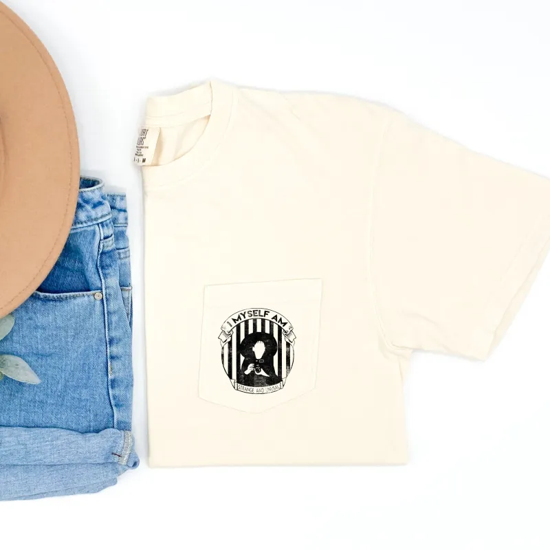 I Myself Am Strange Halloween Pocket Comfort Colors Tshirt sold by Refinery Number One