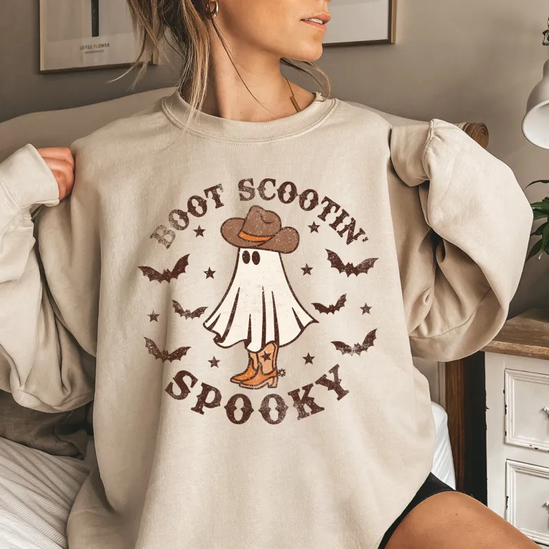 Boot Scooting Spooky Halloween Sweatshirt sold by Refinery Number One