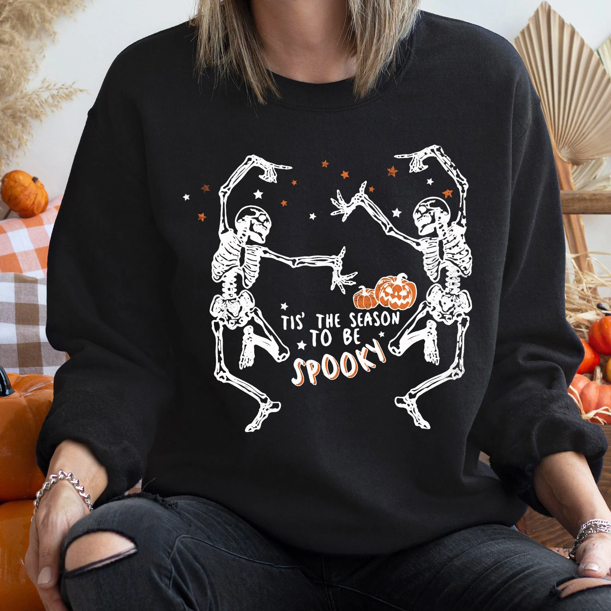Spooky Dance Vintage Halloween Sweatshirt sold by Refinery Number One