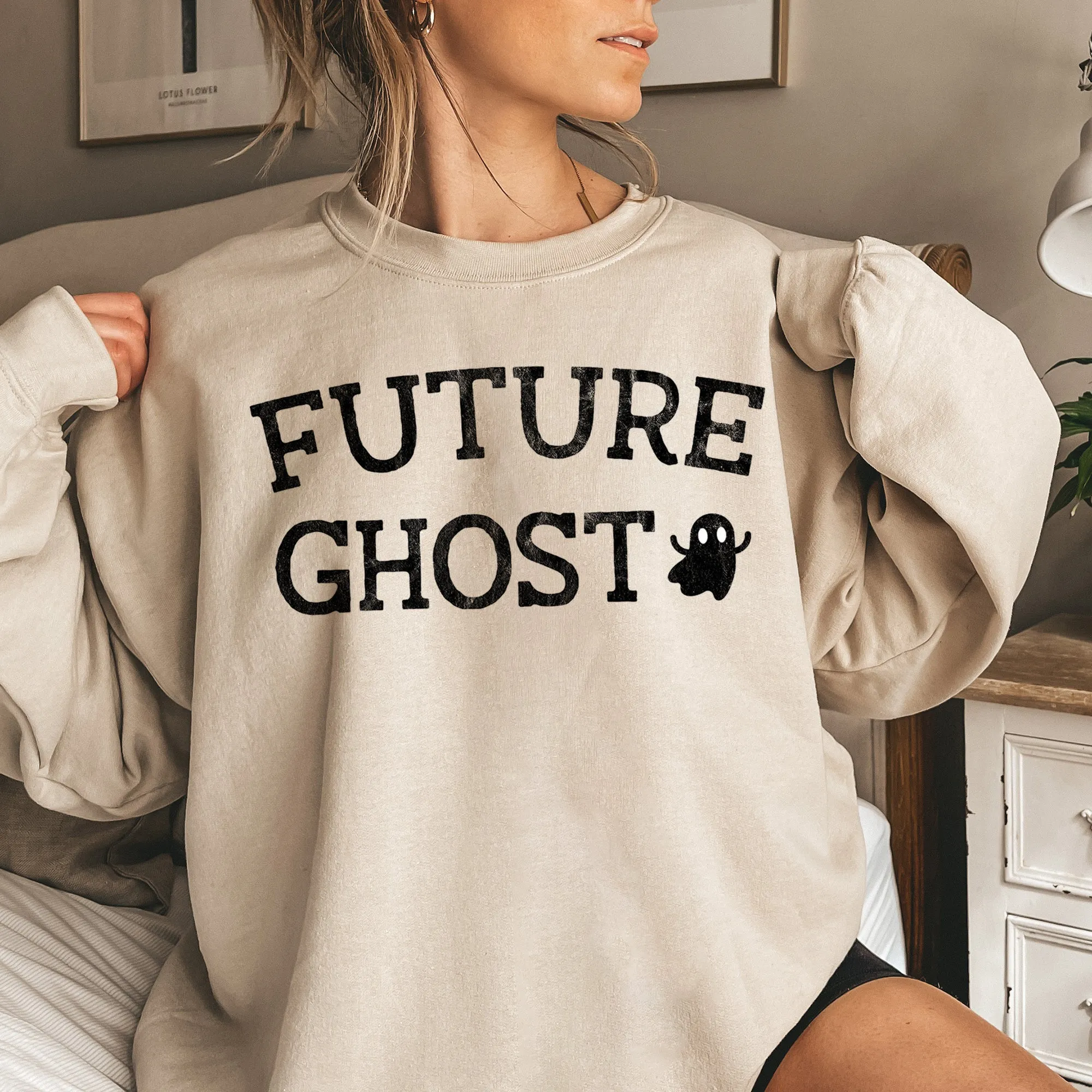 Future Ghost Halloween Sweatshirt sold by Refinery Number One