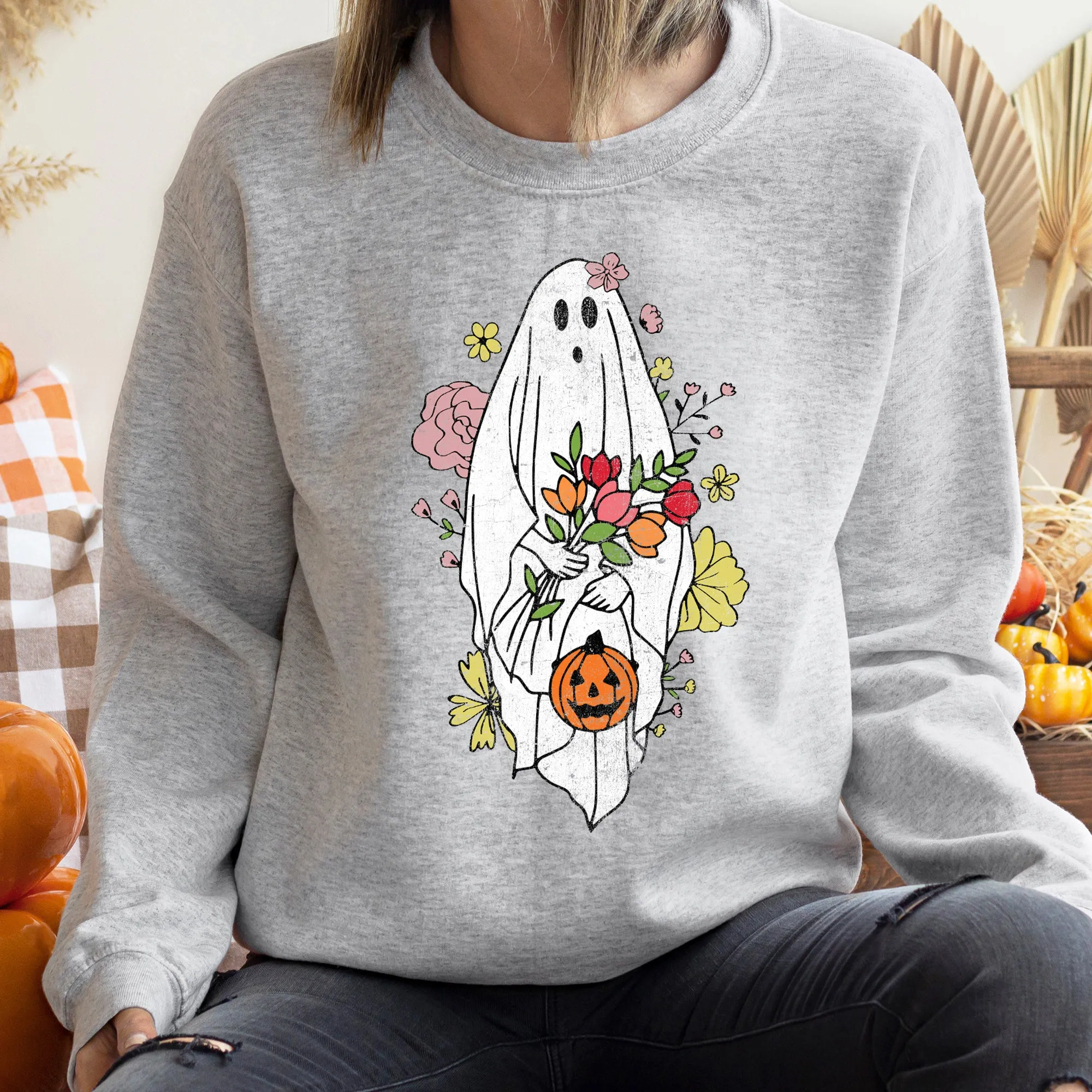 Ghost Bride Halloween Sweatshirt sold by Refinery Number One product image thumbnail 2