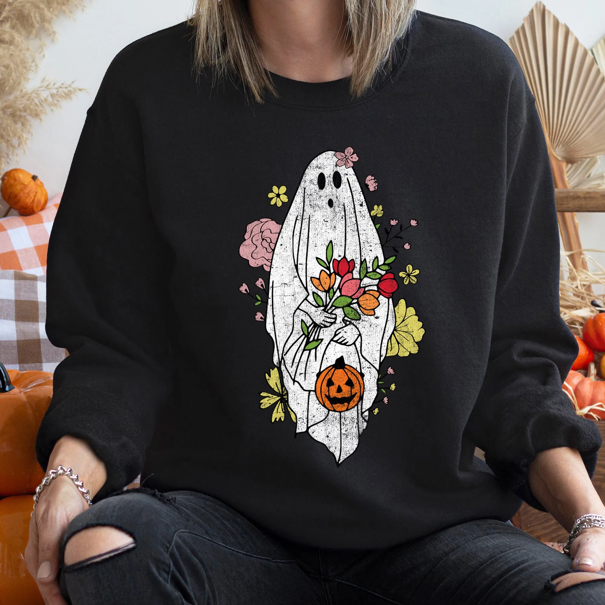Ghost Bride Halloween Sweatshirt sold by Refinery Number One product image thumbnail 3