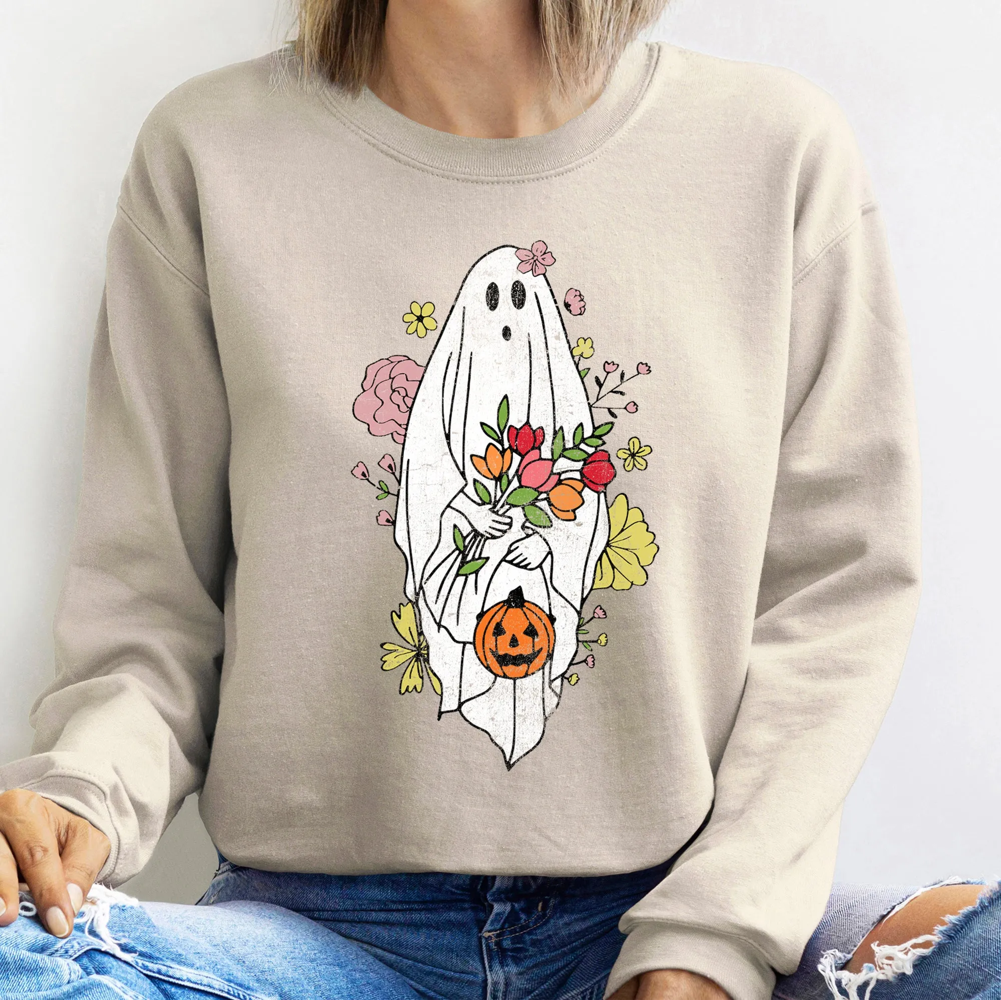 Ghost Bride Halloween Sweatshirt sold by Refinery Number One product image thumbnail 5