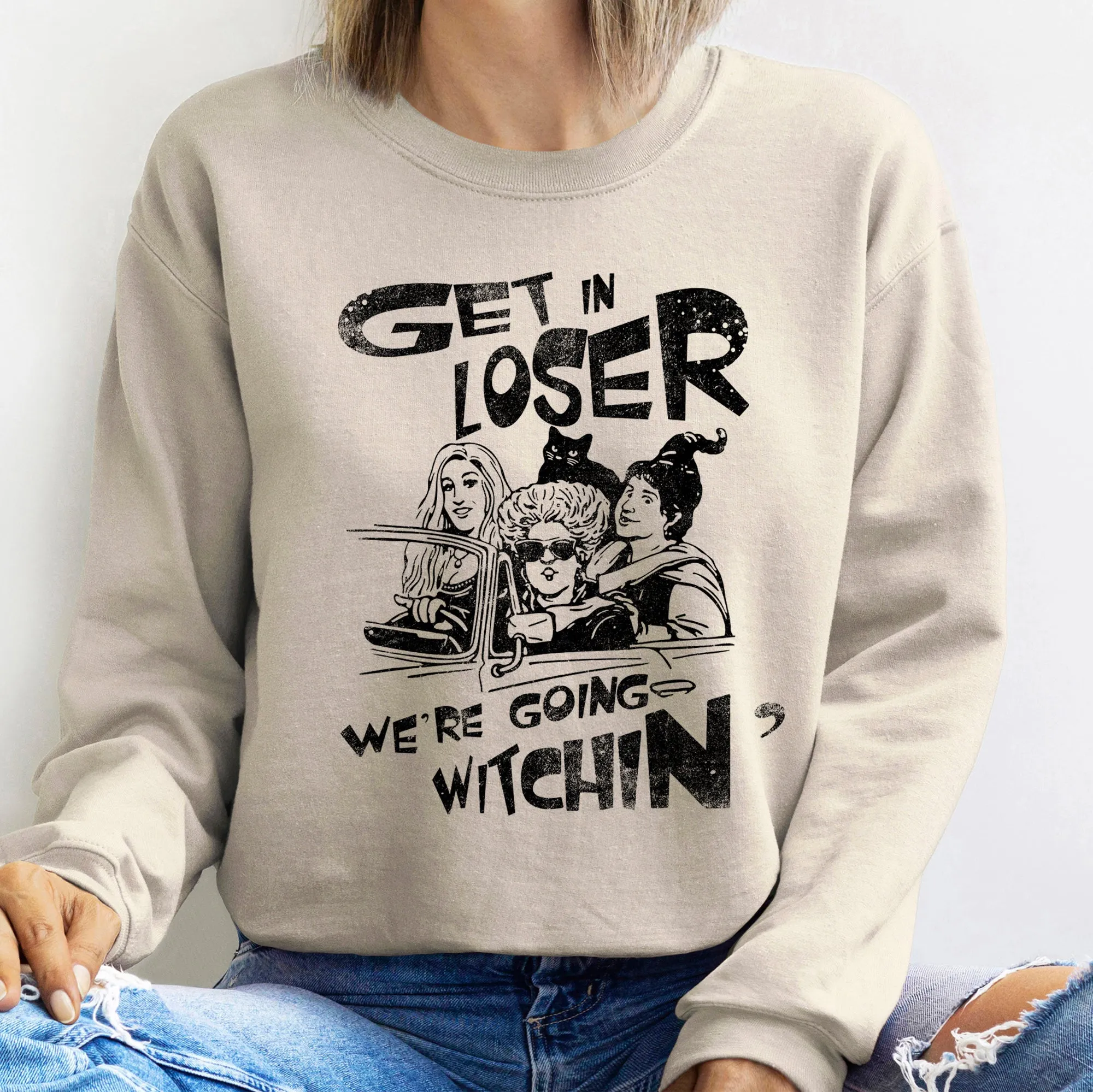 Going Witching Halloween Sweatshirt sold by Refinery Number One product image thumbnail 4