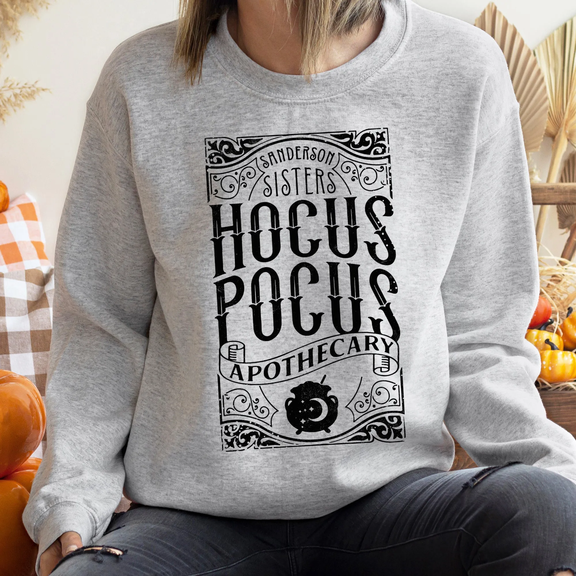 Hocus Pocus Vintage Halloween Sweatshirt sold by Refinery Number One product image thumbnail 2