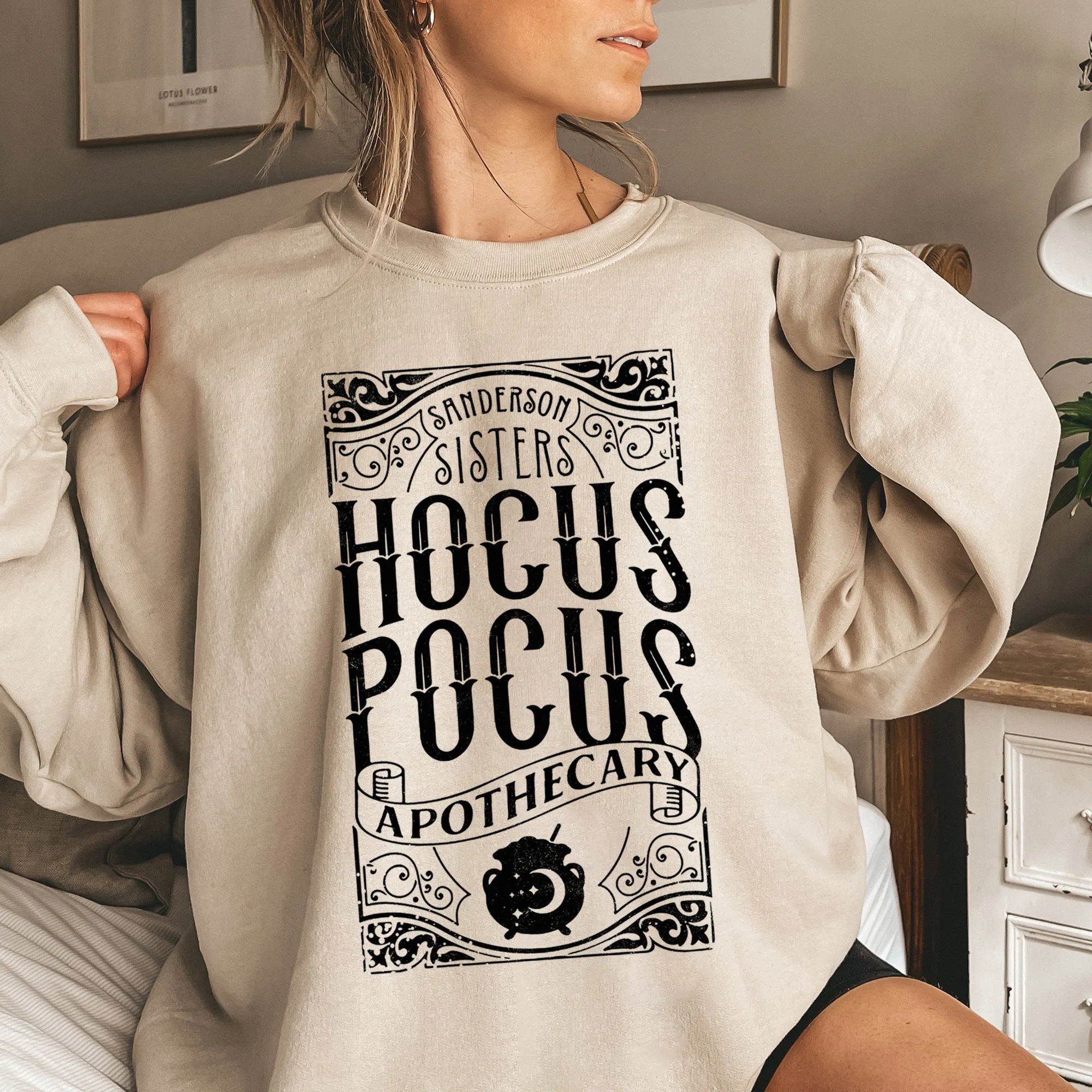 Hocus Pocus Vintage Halloween Sweatshirt sold by Refinery Number One