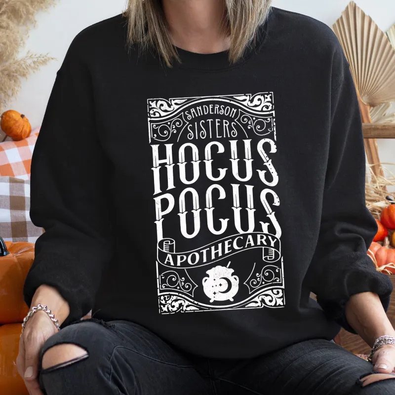 Hocus Pocus Apothecary Halloween Sweatshirt sold by Refinery Number One