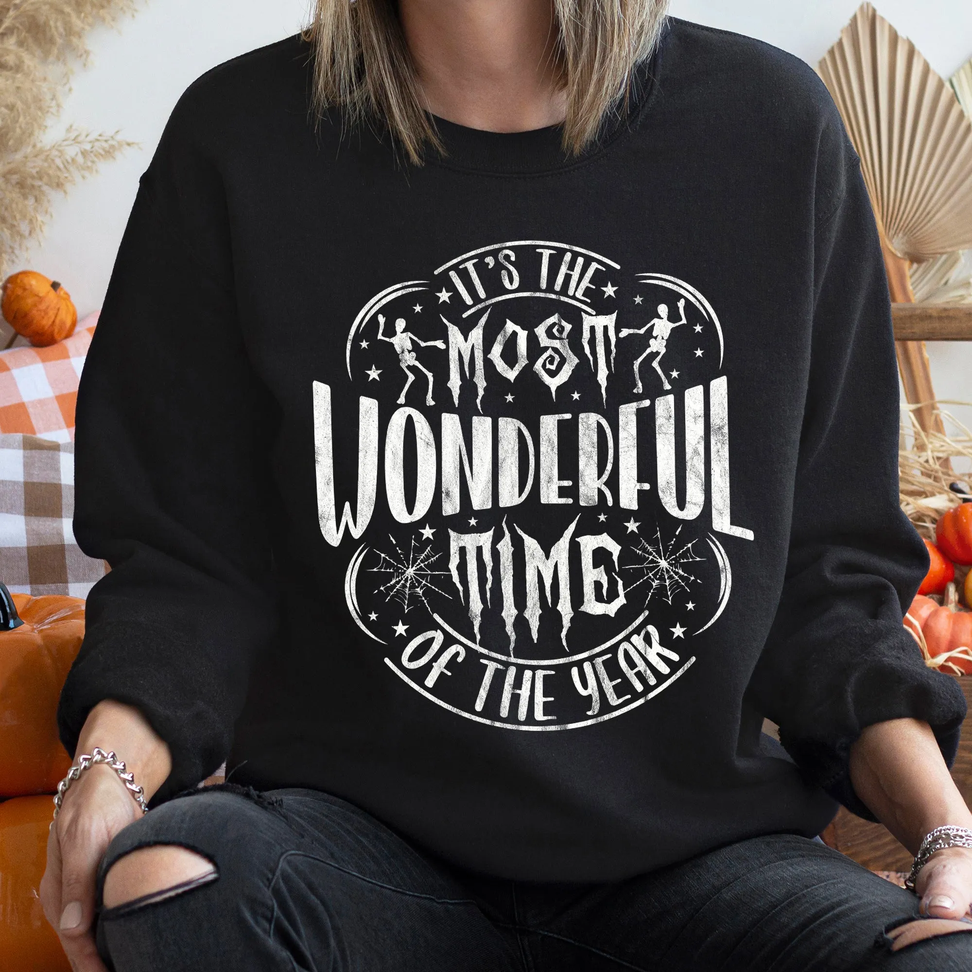 Most Wonderful Time Vintage Halloween Sweatshirt sold by Refinery Number One
