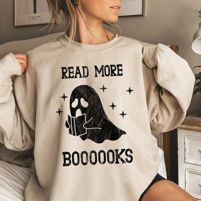 Read More Books Vintage Halloween Sweatshirt sold by Refinery Number One