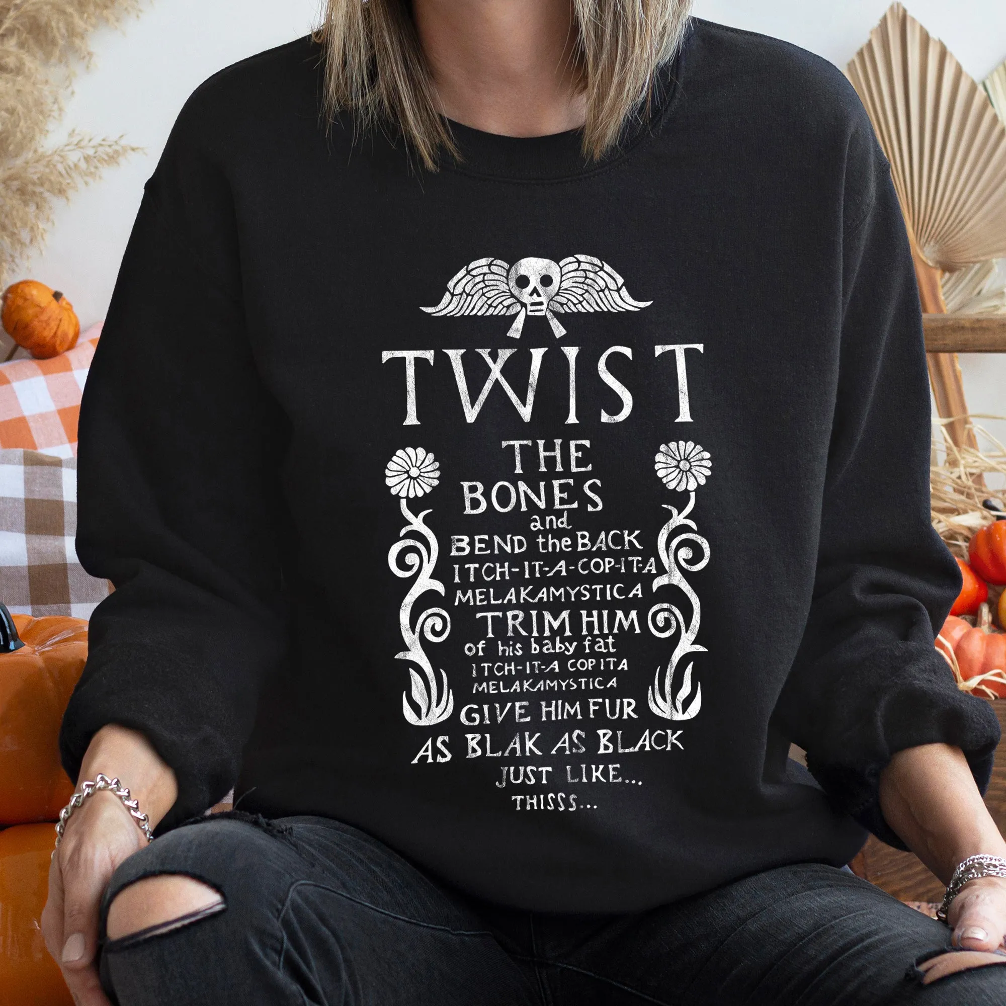 Twist The Bones Halloween Sweatshirt sold by Refinery Number One
