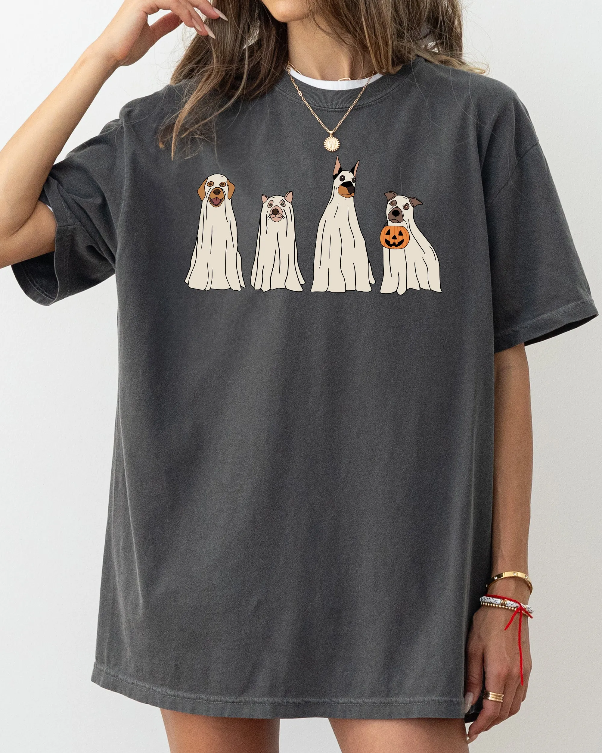 Spooky Ghost Dogs, Bathroom, Funny, Witch, Aesthetic, Meme, Halloween, Spooky, Costume, Tshirt Comfort Colors T-Shirt sold by Refinery Number One product image thumbnail 2