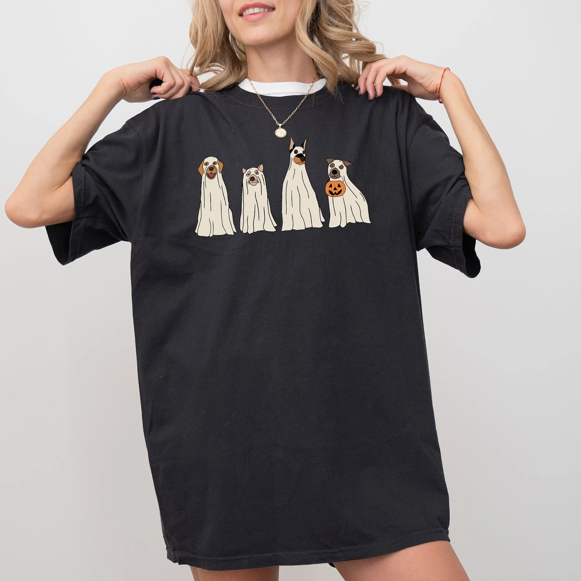 Spooky Ghost Dogs, Bathroom, Funny, Witch, Aesthetic, Meme, Halloween, Spooky, Costume, Tshirt Comfort Colors T-Shirt sold by Refinery Number One product image thumbnail 4
