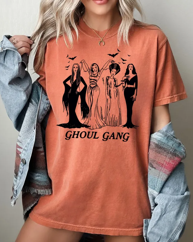 Ghoul Gang, Funny, Witch, Aesthetic, Meme, Halloween, Spooky, Costume, Tshirt Comfort Colors T-Shirt made by Refinery Number One