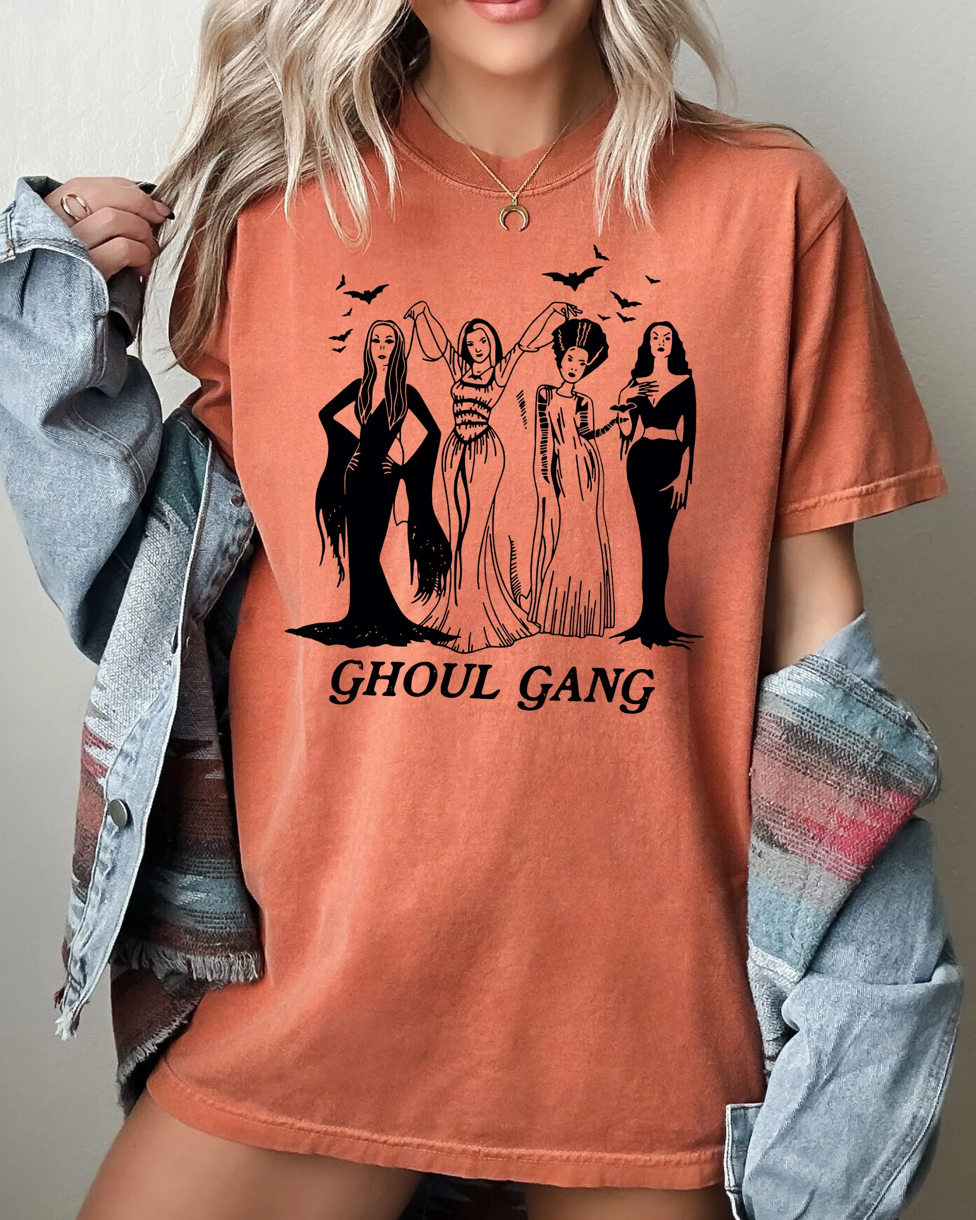 Ghoul Gang, Funny, Witch, Aesthetic, Meme, Halloween, Spooky, Costume, Tshirt Comfort Colors T-Shirt sold by Refinery Number One