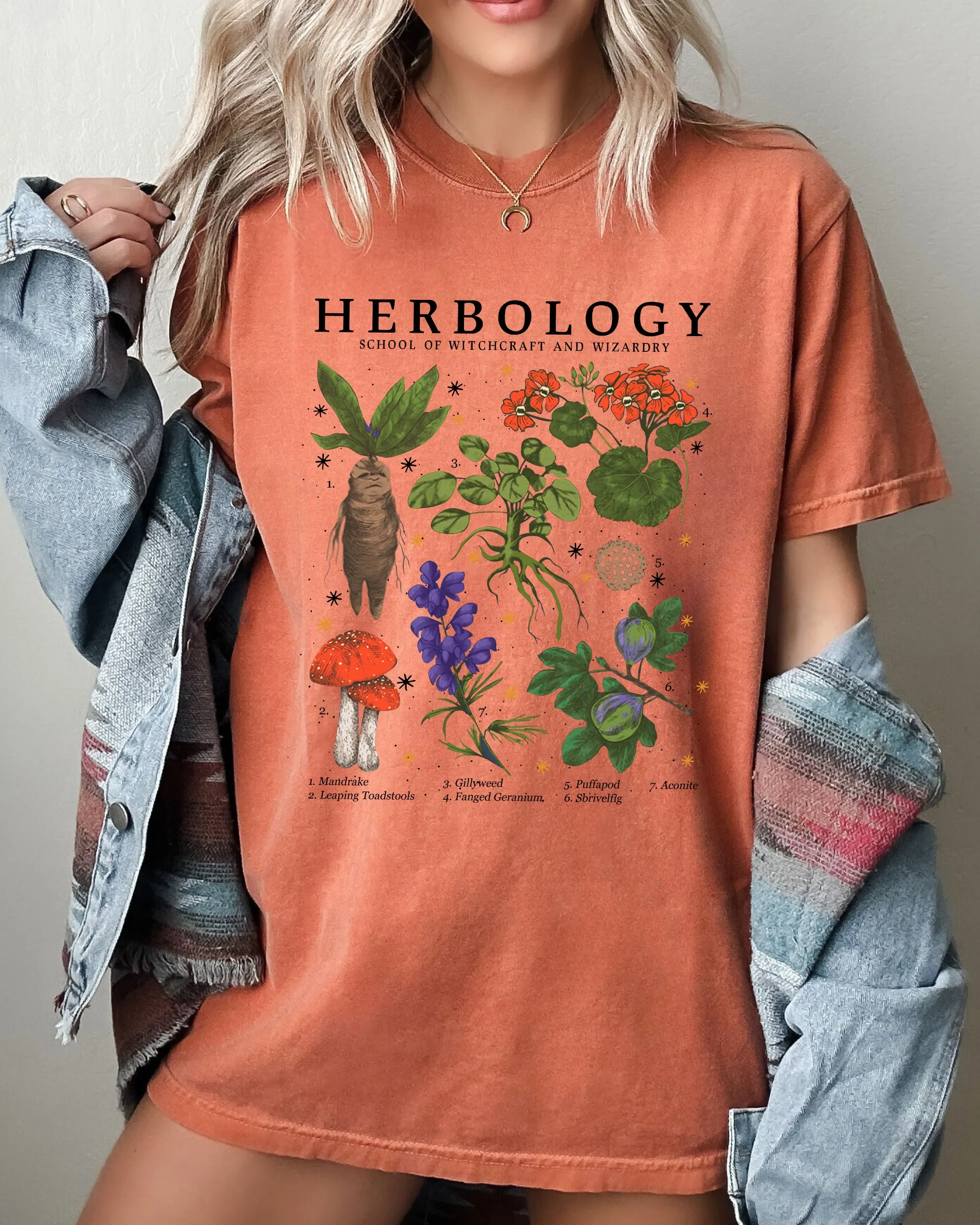 Herbology, Mushroom, Skeleton, Ghost, Funny, Witch, Aesthetic, Meme, Halloween, Spooky, Costume, Tshirt Comfort Colors T-Shirt sold by Refinery Number One product image thumbnail 2