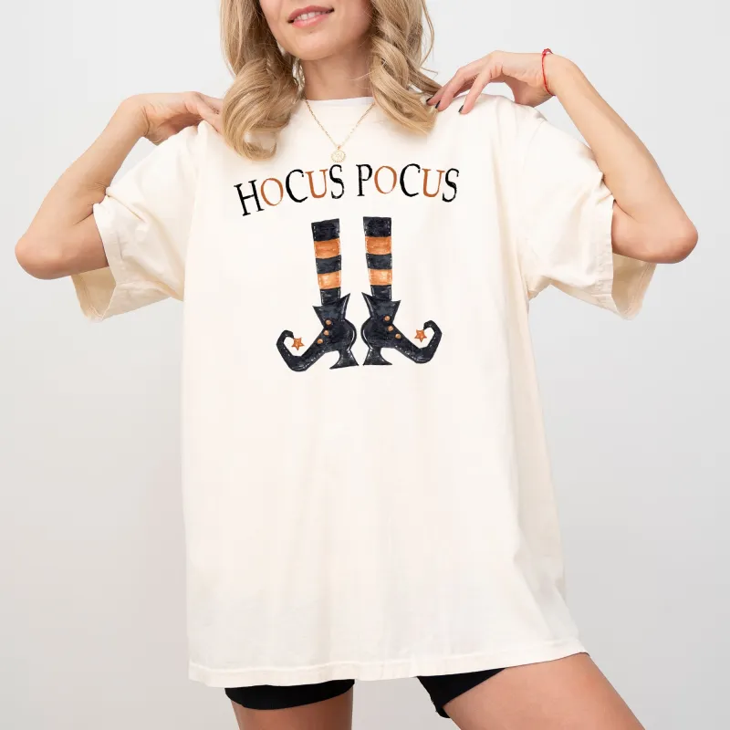 Hocus Pocus, Boots, Skeleton, Funny, Witch, Aesthetic, Meme, Halloween, Spooky, Costume, Tshirt Comfort Colors T-Shirt sold by Refinery Number One