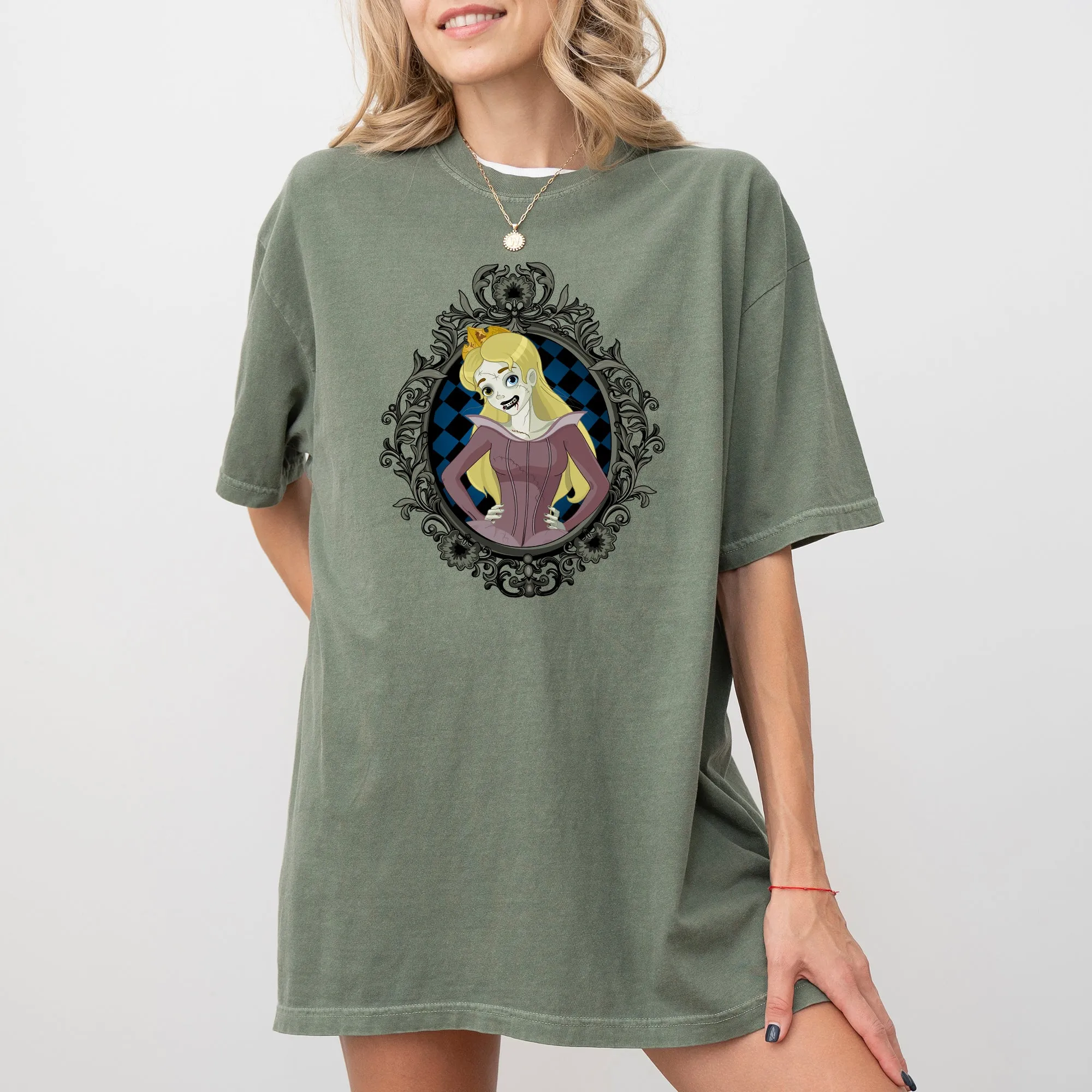 Sleeping Beauty, Princess, Skeleton, Funny, Witch, Aesthetic, Meme, Halloween, Spooky, Costume, Tshirt Comfort Colors T-Shirt sold by Refinery Number One