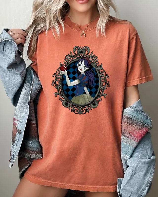 Snow White, Princess, Skeleton, Funny, Witch, Aesthetic, Meme, Halloween, Spooky, Costume, Tshirt Comfort Colors T-Shirt sold by Refinery Number One