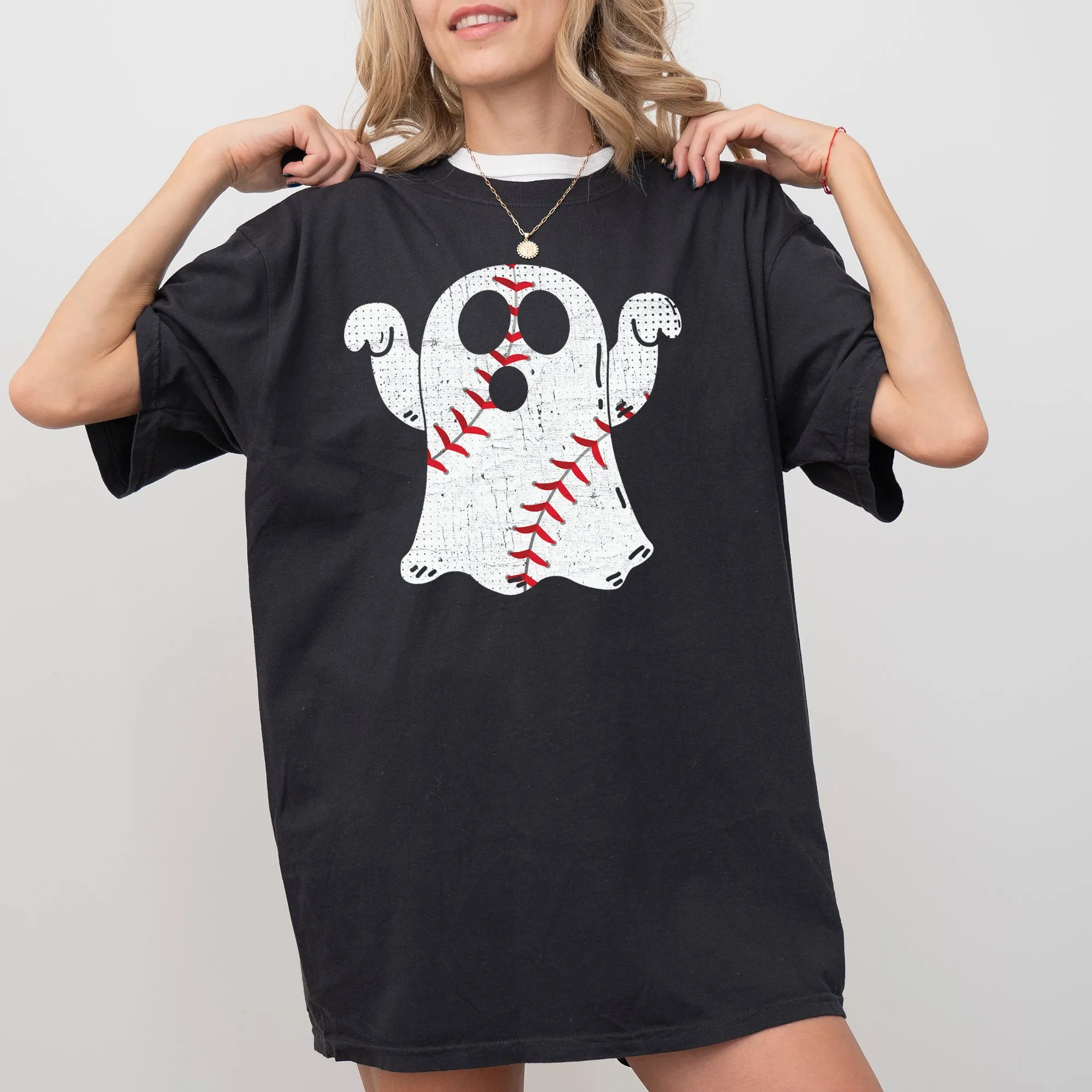 Baseball Ghost, Spooky, Skeleton, Funny, Witch, Aesthetic, Meme, Halloween, Costume, Tshirt Comfort Colors T-Shirt sold by Refinery Number One product image thumbnail 2