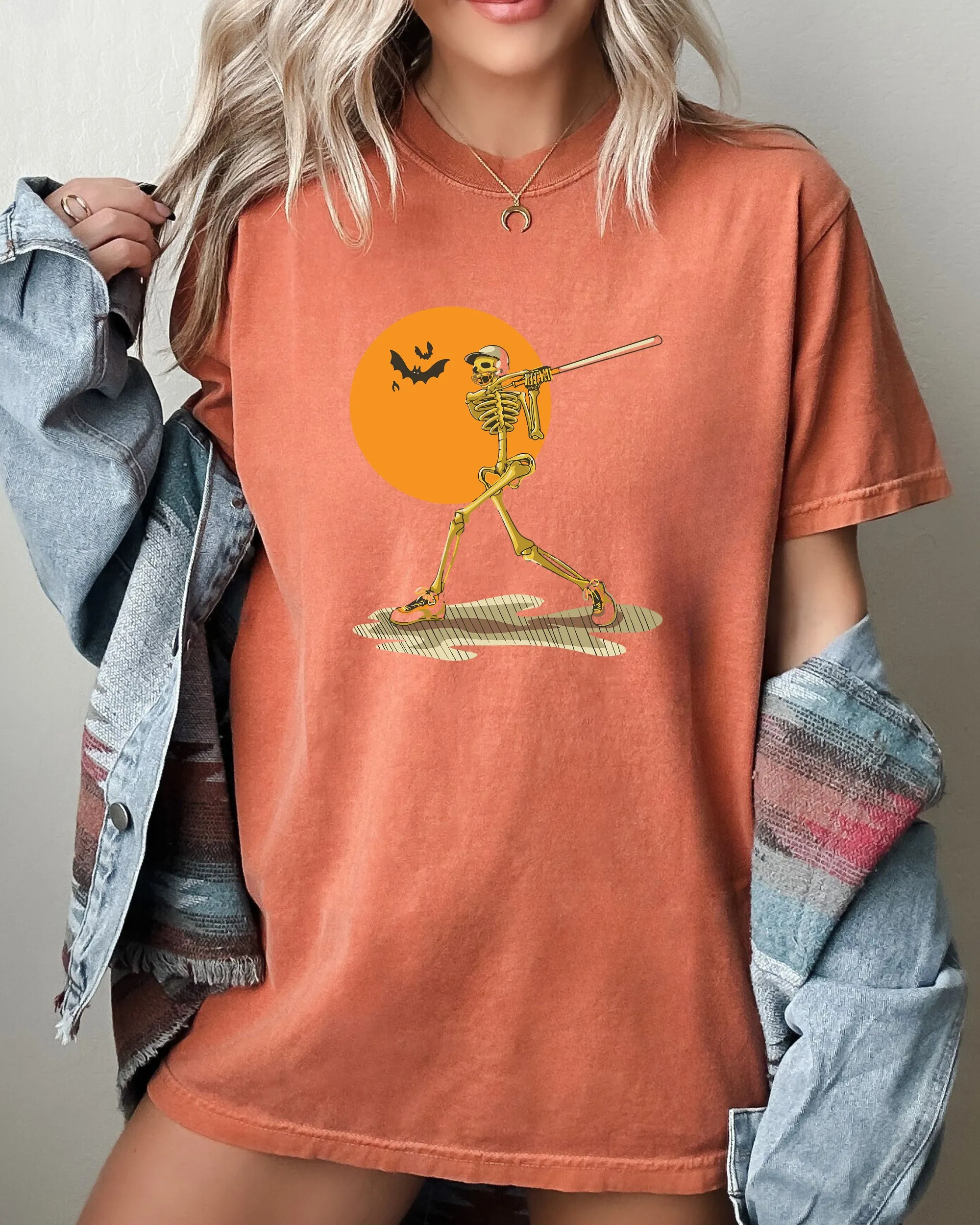 Golf, Skeleton, Spooky, Funny, Witch, Aesthetic, Meme, Halloween, Costume, Tshirt Comfort Colors T-Shirt sold by Refinery Number One product image thumbnail 5