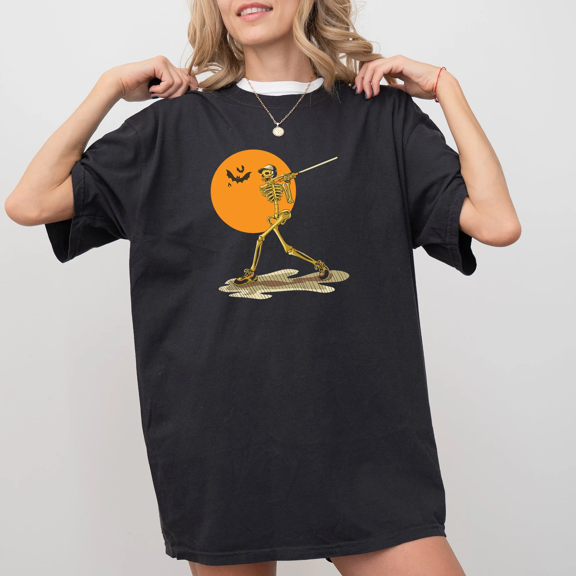 Golf, Skeleton, Spooky, Funny, Witch, Aesthetic, Meme, Halloween, Costume, Tshirt Comfort Colors T-Shirt sold by Refinery Number One product image thumbnail 3