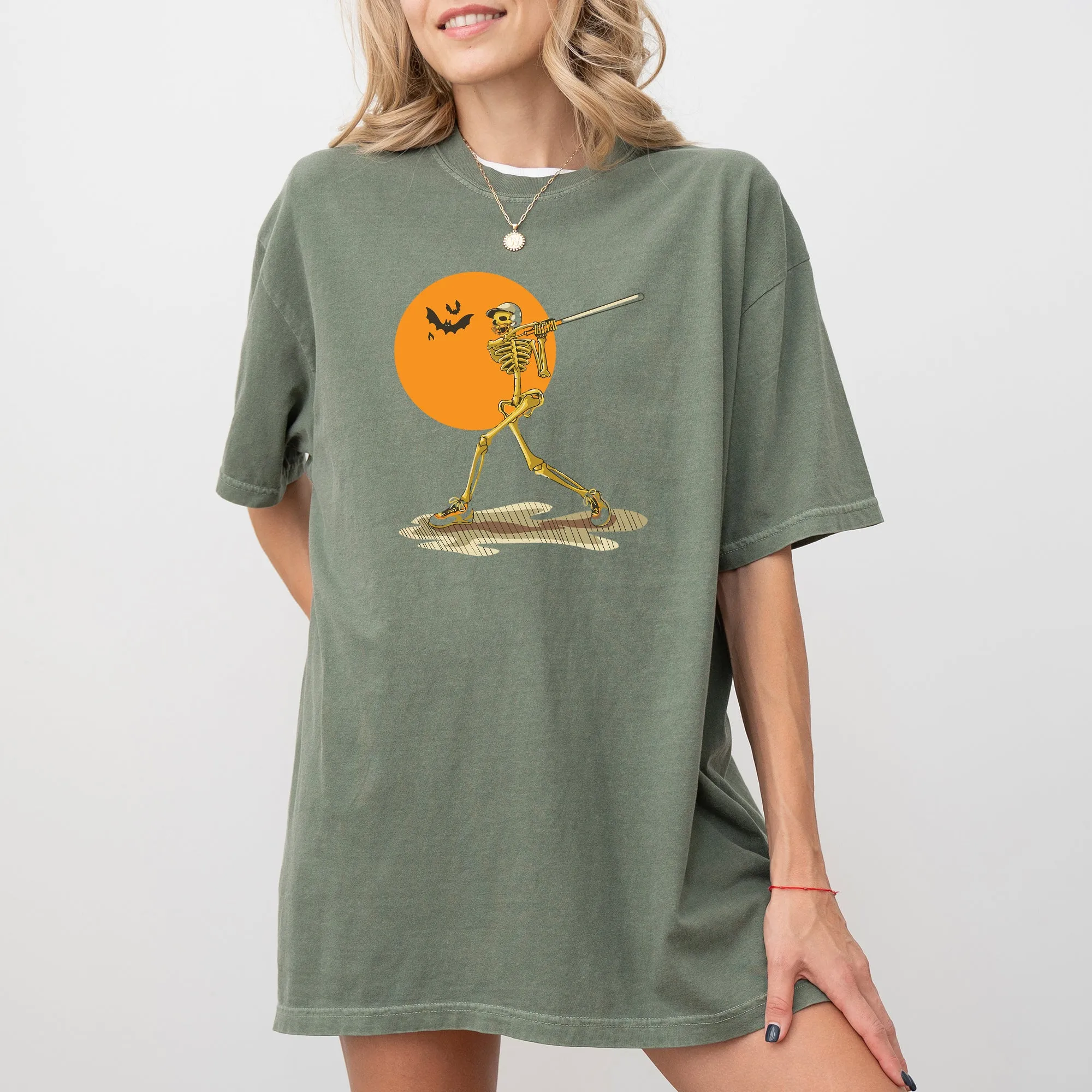 Golf, Skeleton, Spooky, Funny, Witch, Aesthetic, Meme, Halloween, Costume, Tshirt Comfort Colors T-Shirt sold by Refinery Number One product image thumbnail 4