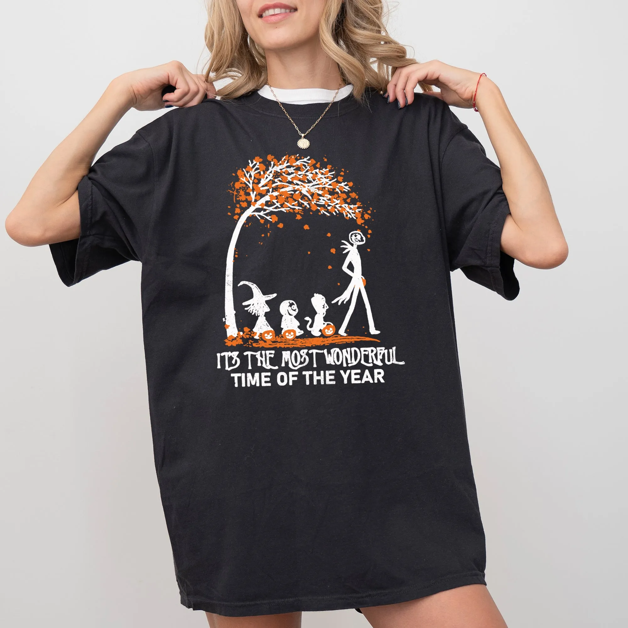 It's The Most Wonderful Time, Horror Movie, Skeleton, Spooky, Ghost, Funny, Witch, Aesthetic, Meme, Halloween, Costume, Tshirt Comfort Colors T-Shirt sold by Refinery Number One product image thumbnail 3