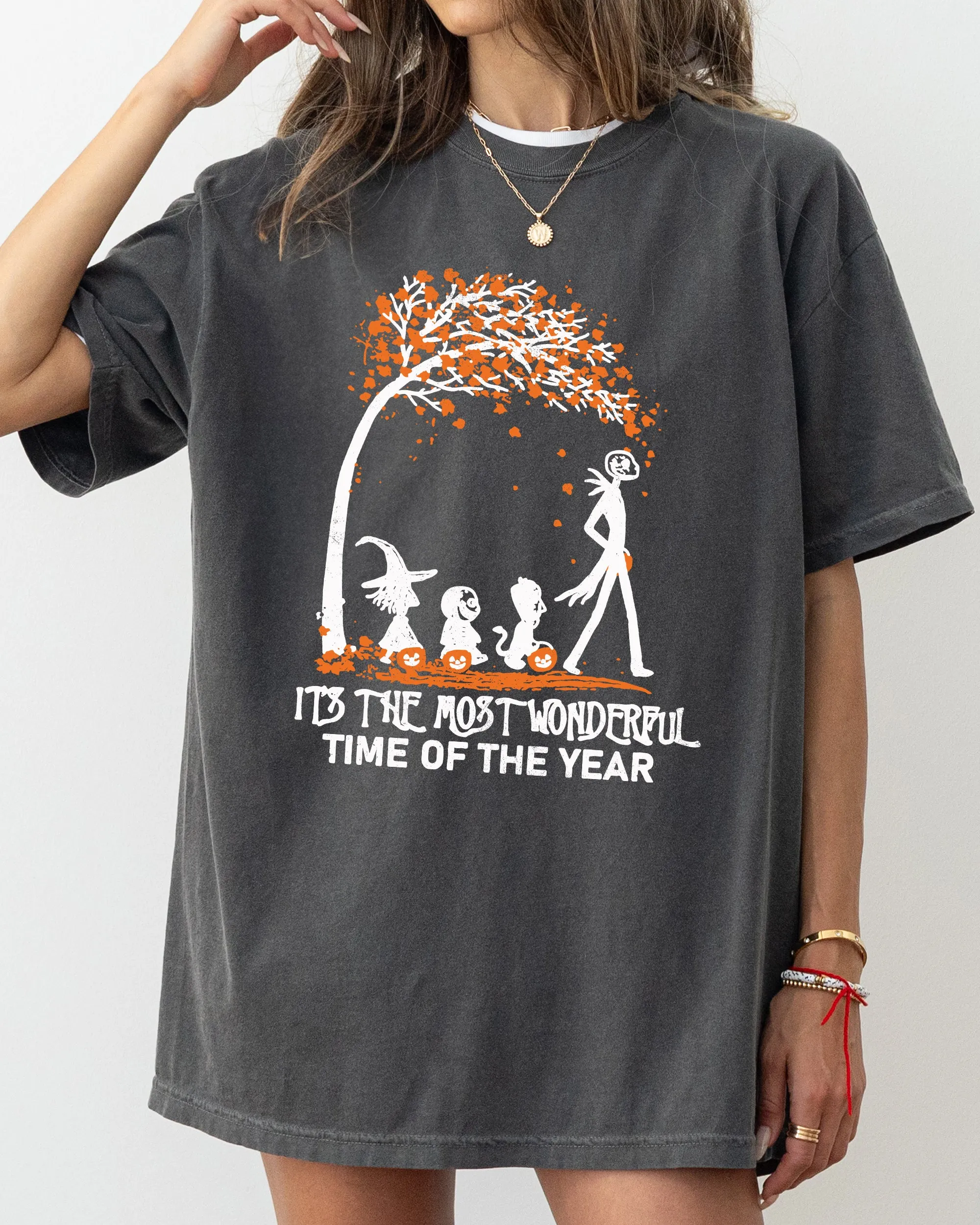 It's The Most Wonderful Time, Horror Movie, Skeleton, Spooky, Ghost, Funny, Witch, Aesthetic, Meme, Halloween, Costume, Tshirt Comfort Colors T-Shirt sold by Refinery Number One product image thumbnail 5