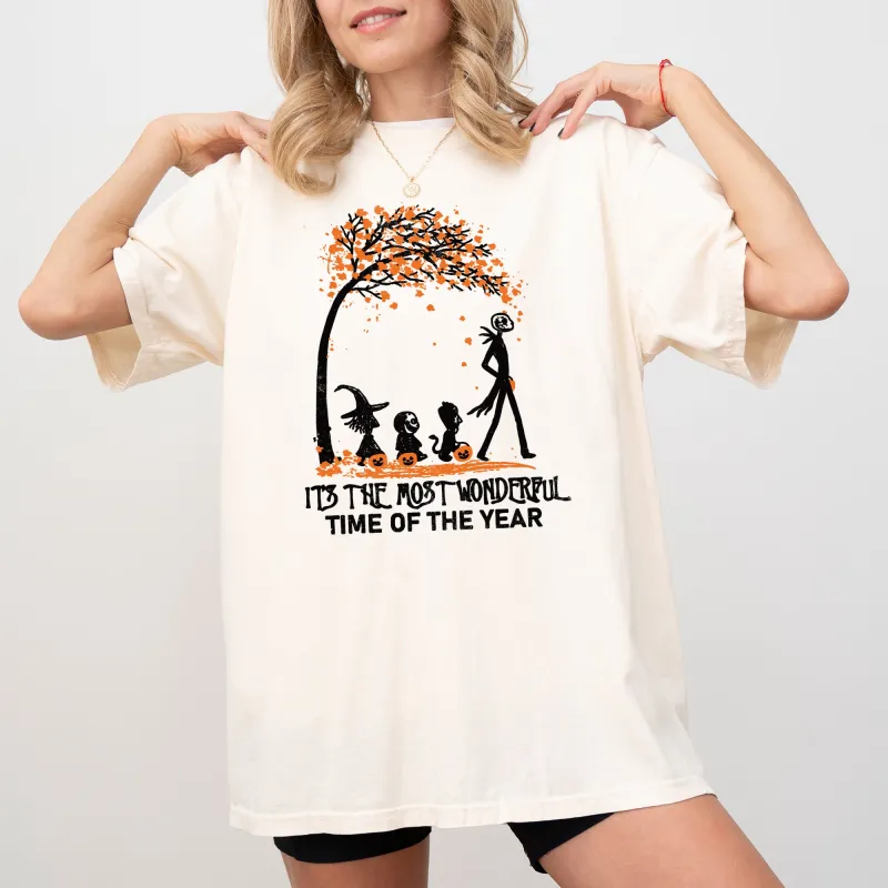 It's The Most Wonderful Time, Horror Movie, Skeleton, Spooky, Ghost, Funny, Witch, Aesthetic, Meme, Halloween, Costume, Tshirt Comfort Colors T-Shirt sold by Refinery Number One