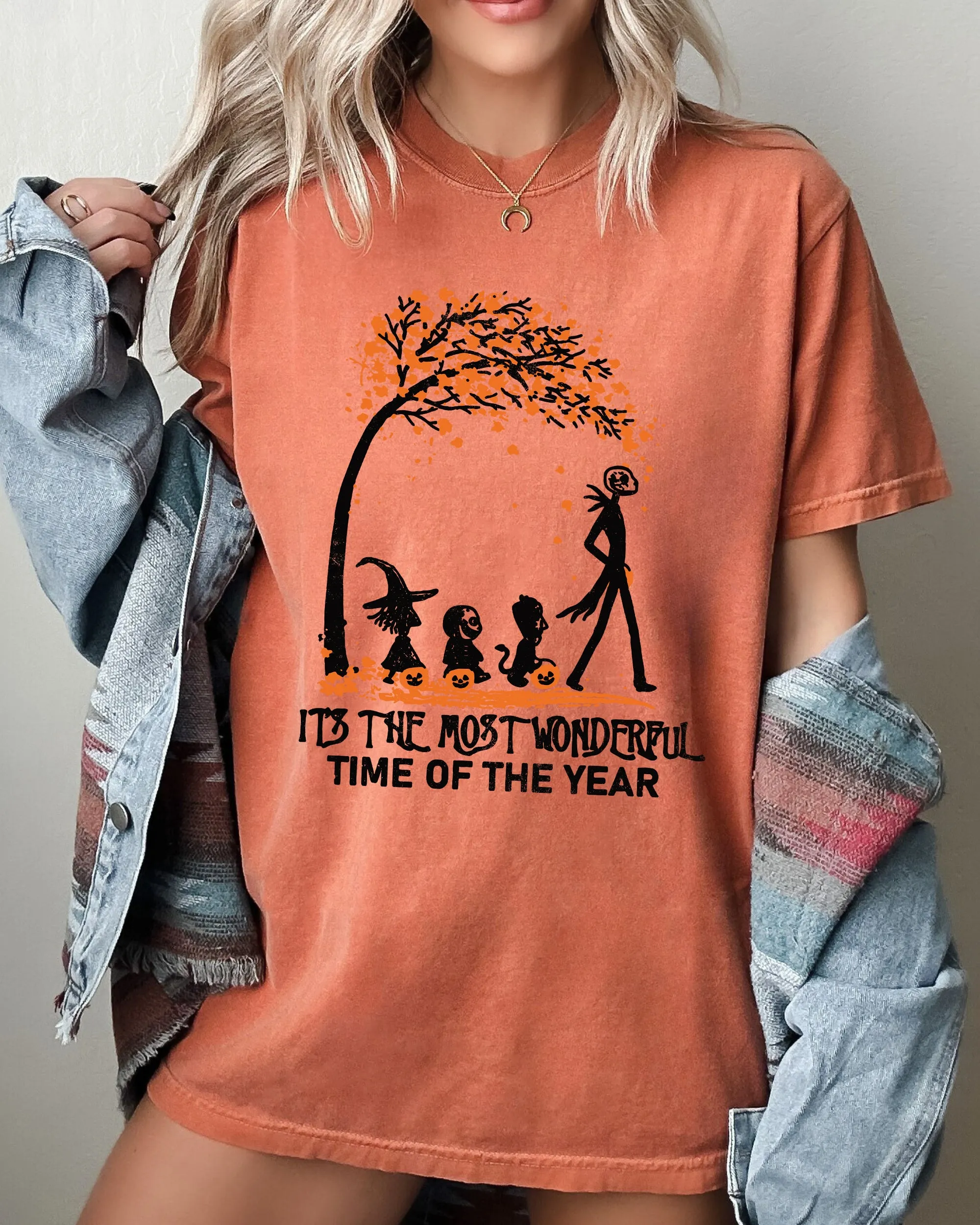 It's The Most Wonderful Time, Horror Movie, Skeleton, Spooky, Ghost, Funny, Witch, Aesthetic, Meme, Halloween, Costume, Tshirt Comfort Colors T-Shirt sold by Refinery Number One product image thumbnail 2